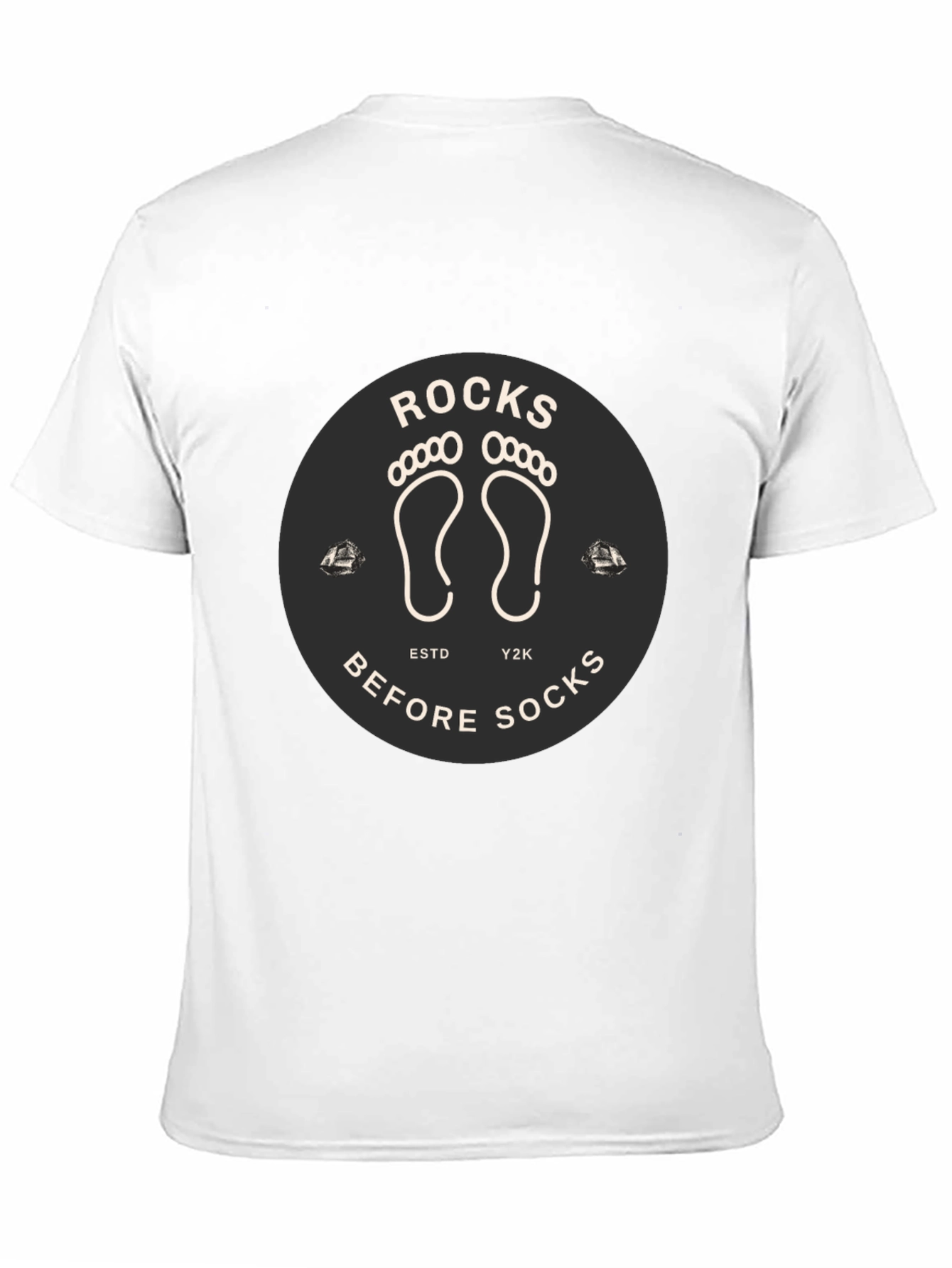 Black Rocks Before Socks Black Graphic Tee view 11