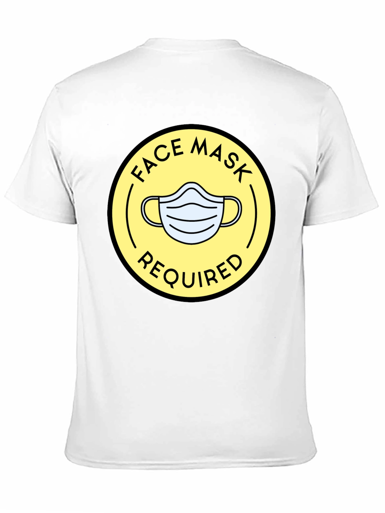Face Mask Required Graphic Tee - Black - 11
