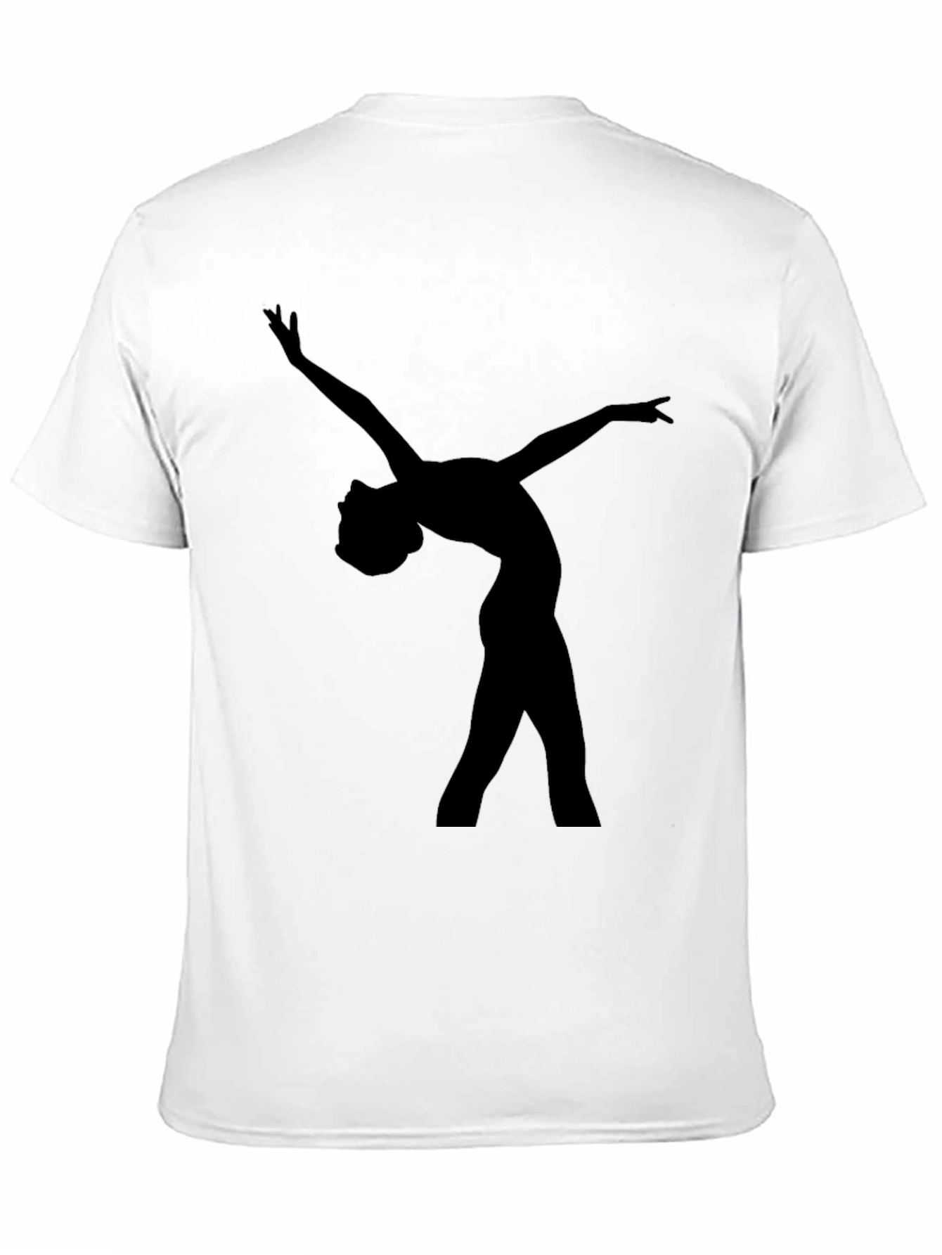 Black Black Dancer Silhouette Graphic Tee - Unisex view 11