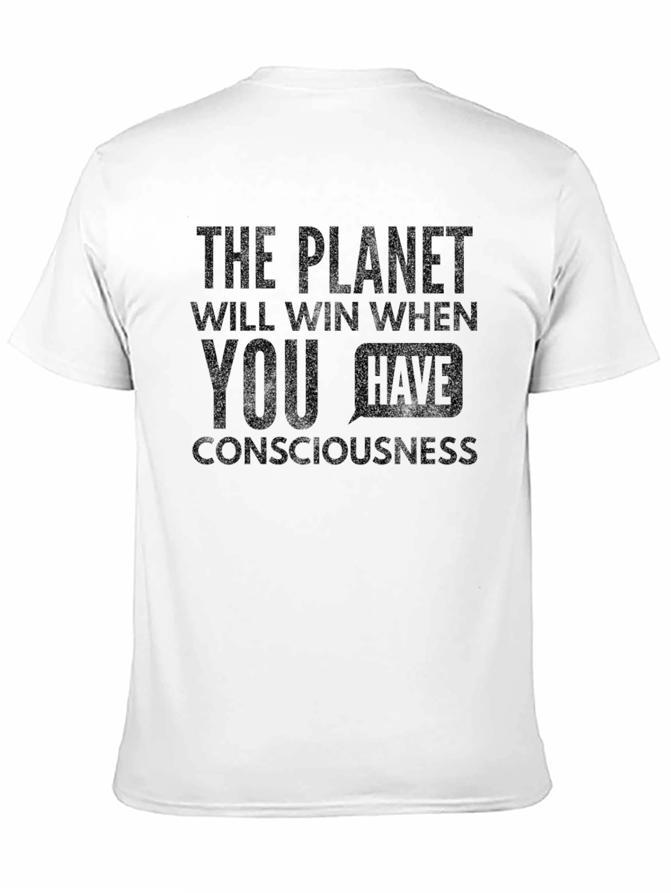 Black Consciousness Graphic Print T-Shirt - Black view 11