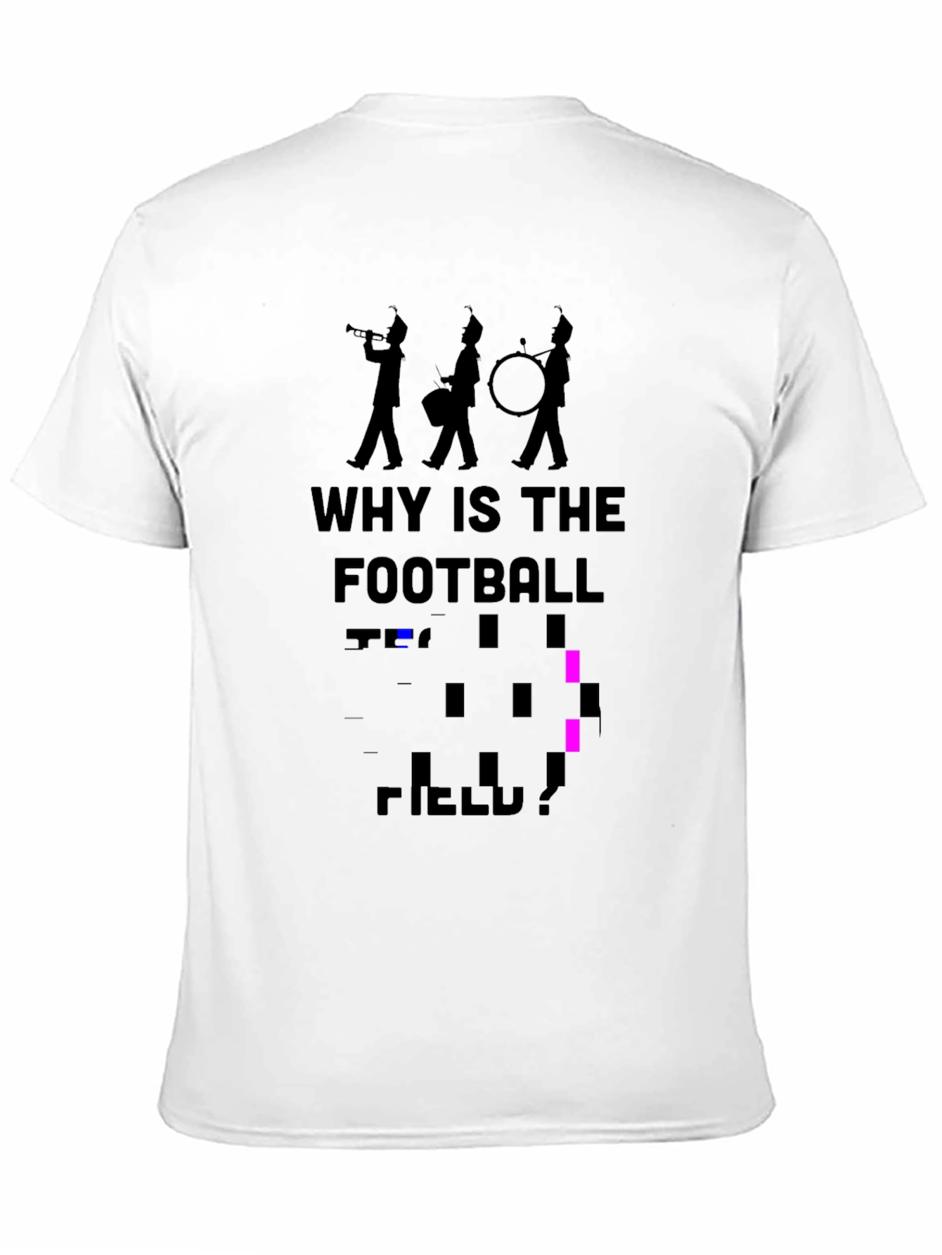 Black Marching Band T-Shirt - Why is the Football Team Here? view 11