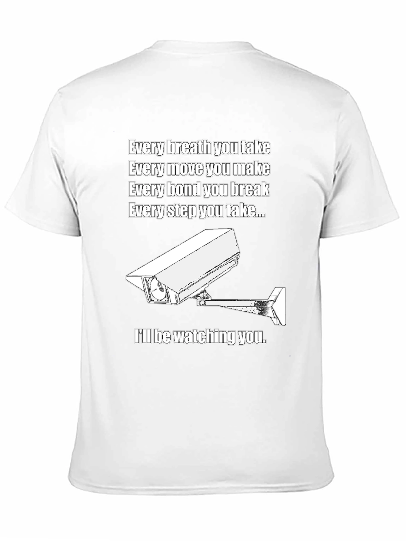 Black Every Breath You Take Graphic T-Shirt view 11