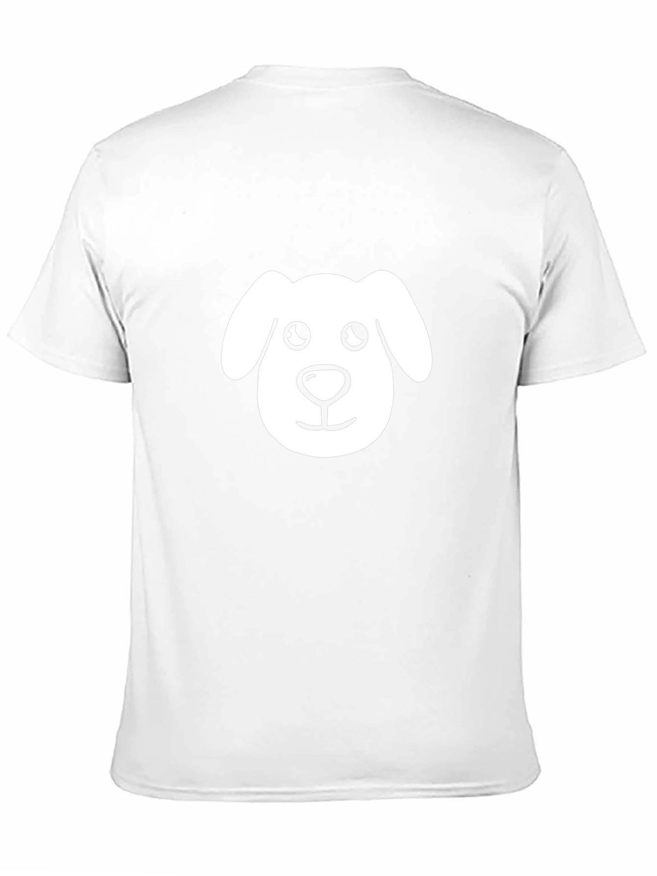 Black Cute Dog Graphic Black T-Shirt view 11