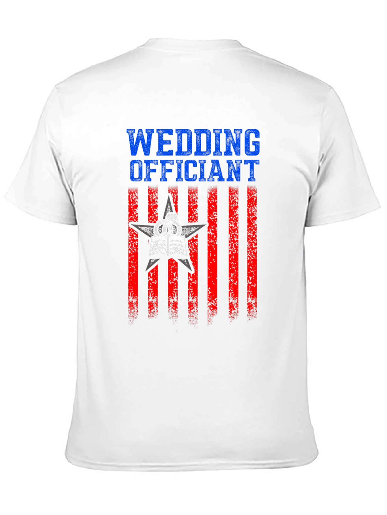 Black Wedding Officiant Graphic T-Shirt view 11