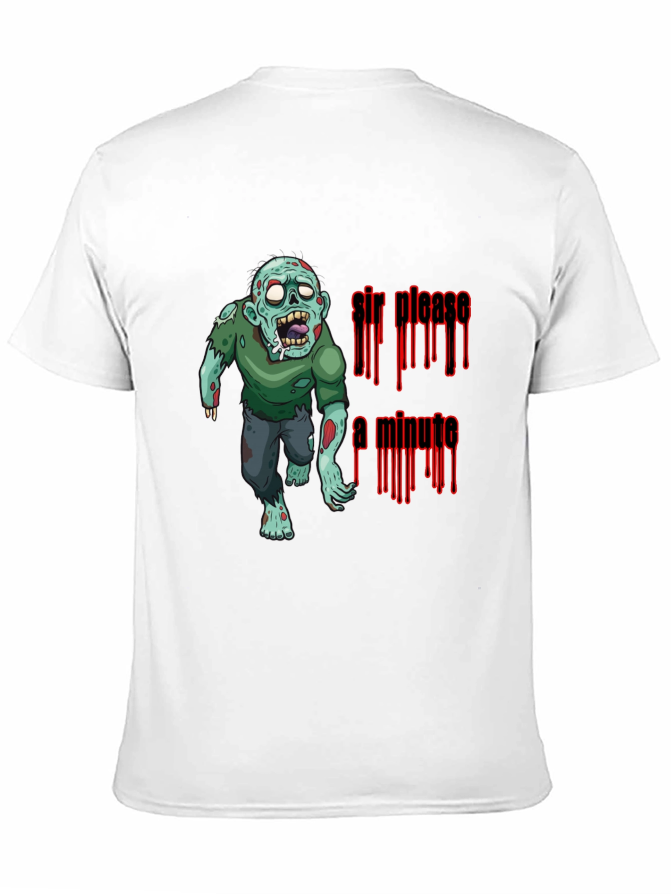 Black Zombie "Sir, Please a Minute" Graphic T-Shirt view 11