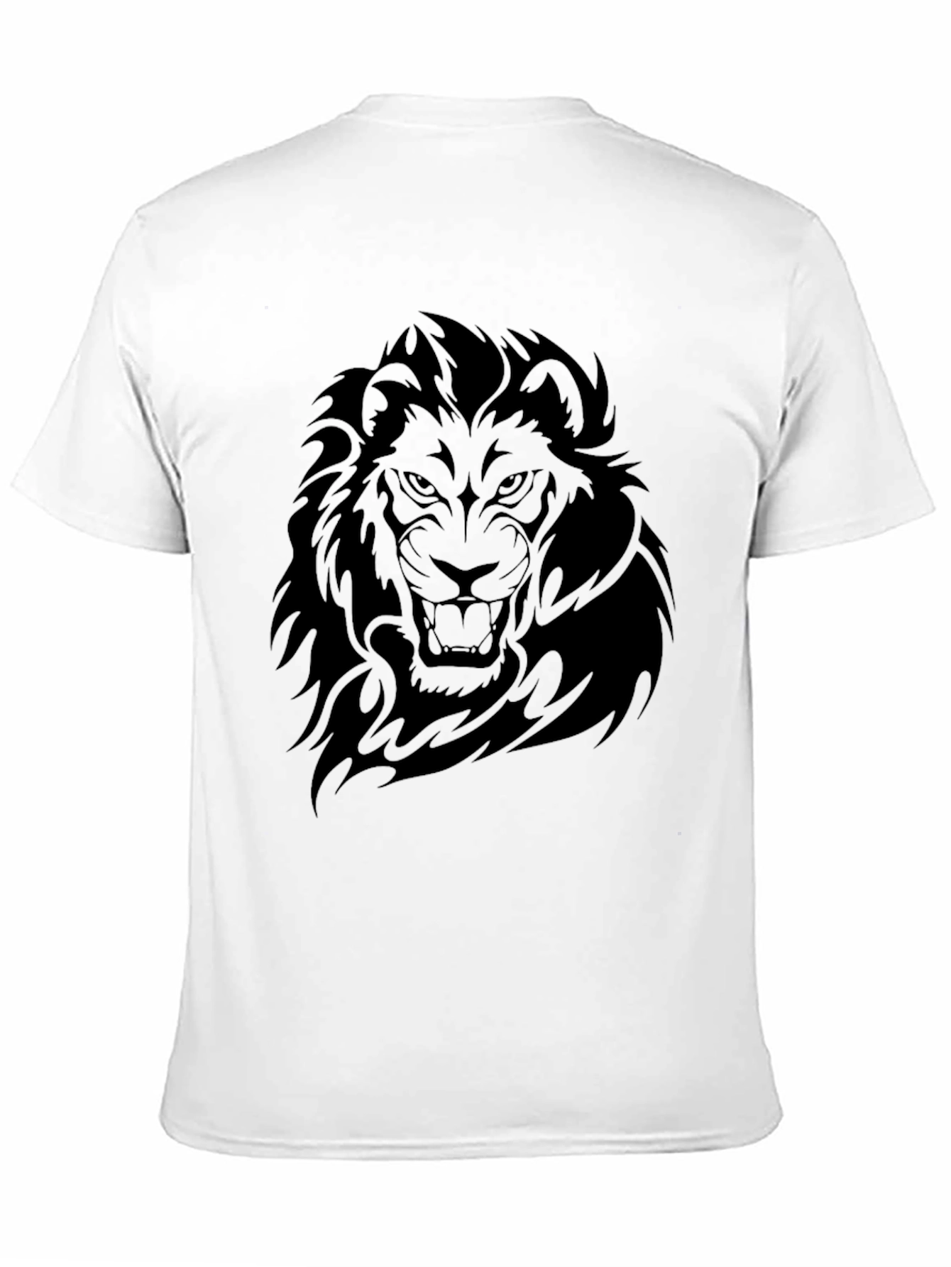 Black Black Lion Graphic Tee - Men's Fashion view 11