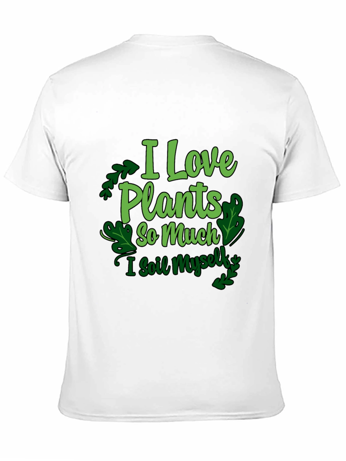 Black I Love Plants T-Shirt - Funny Gardening Tee view 11