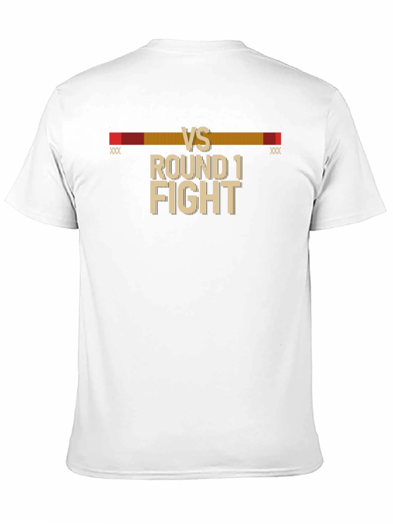Black Round 1 Fight Black T-Shirt view 11