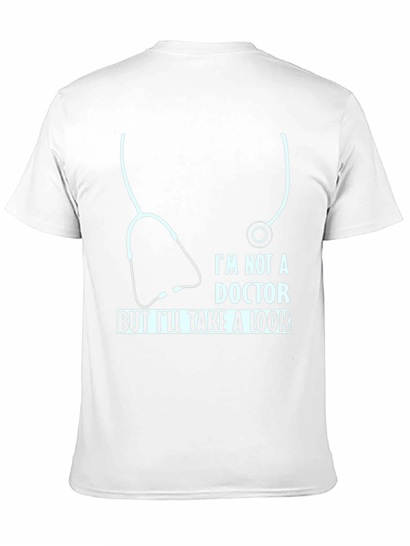 Black Funny Doctor T-Shirt - I'm Not A Doctor But I'll Take A Look view 11