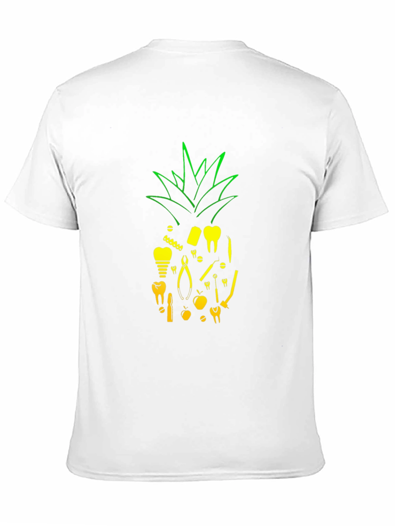 Black Dentist Pineapple T-Shirt view 11