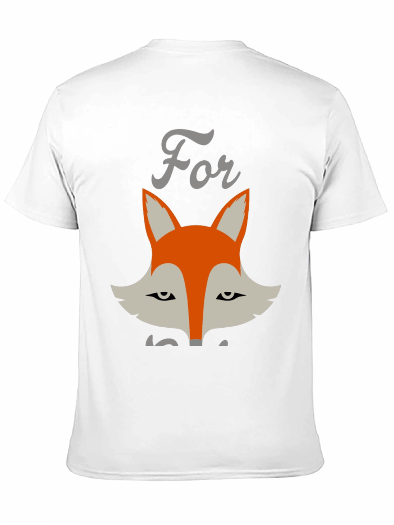 Black Funny Fox Graphic T-Shirt - Unisex Cotton Tee view 11