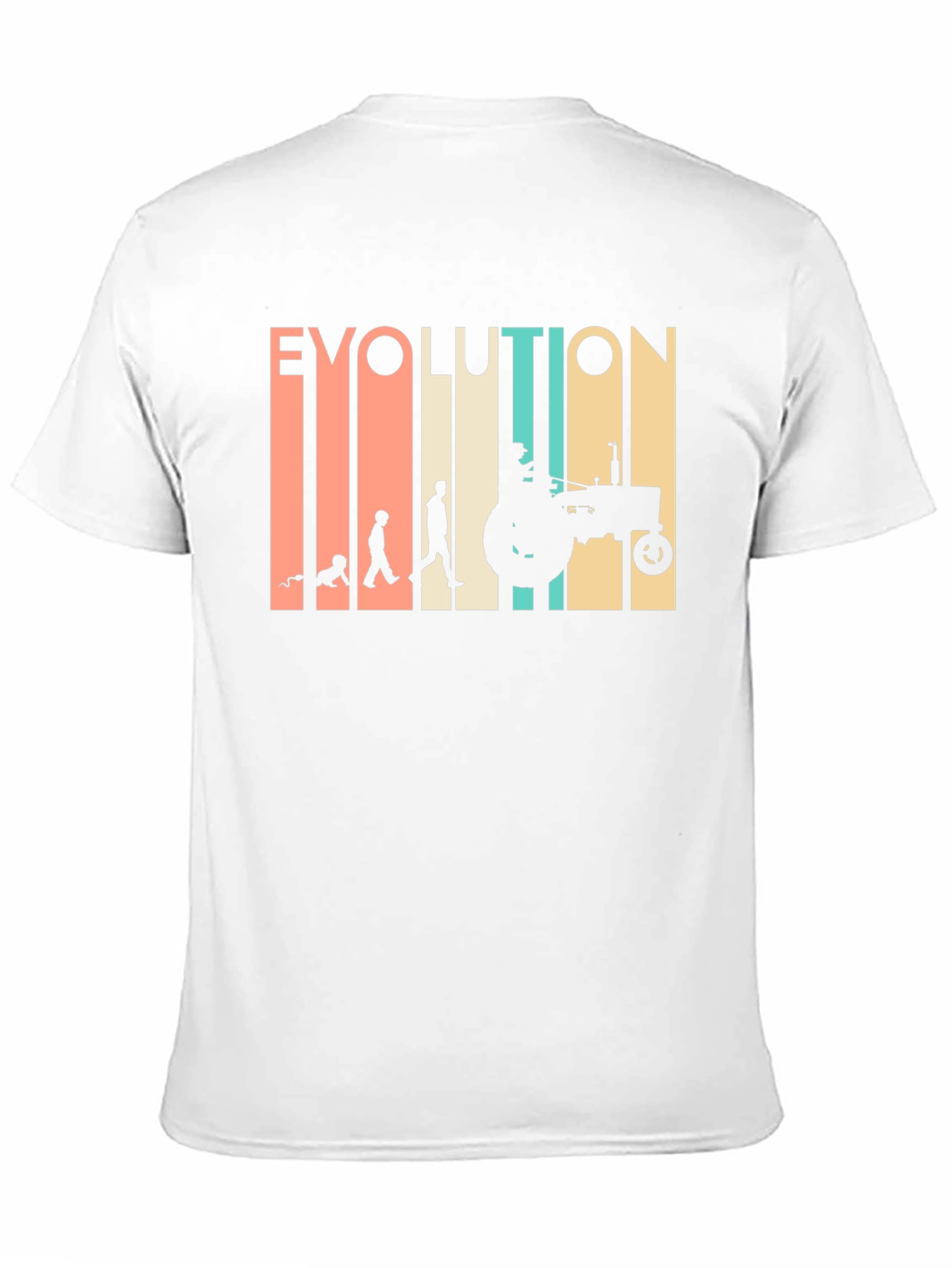 Black Evolution of Farming T-Shirt - Black Cotton Tee view 11