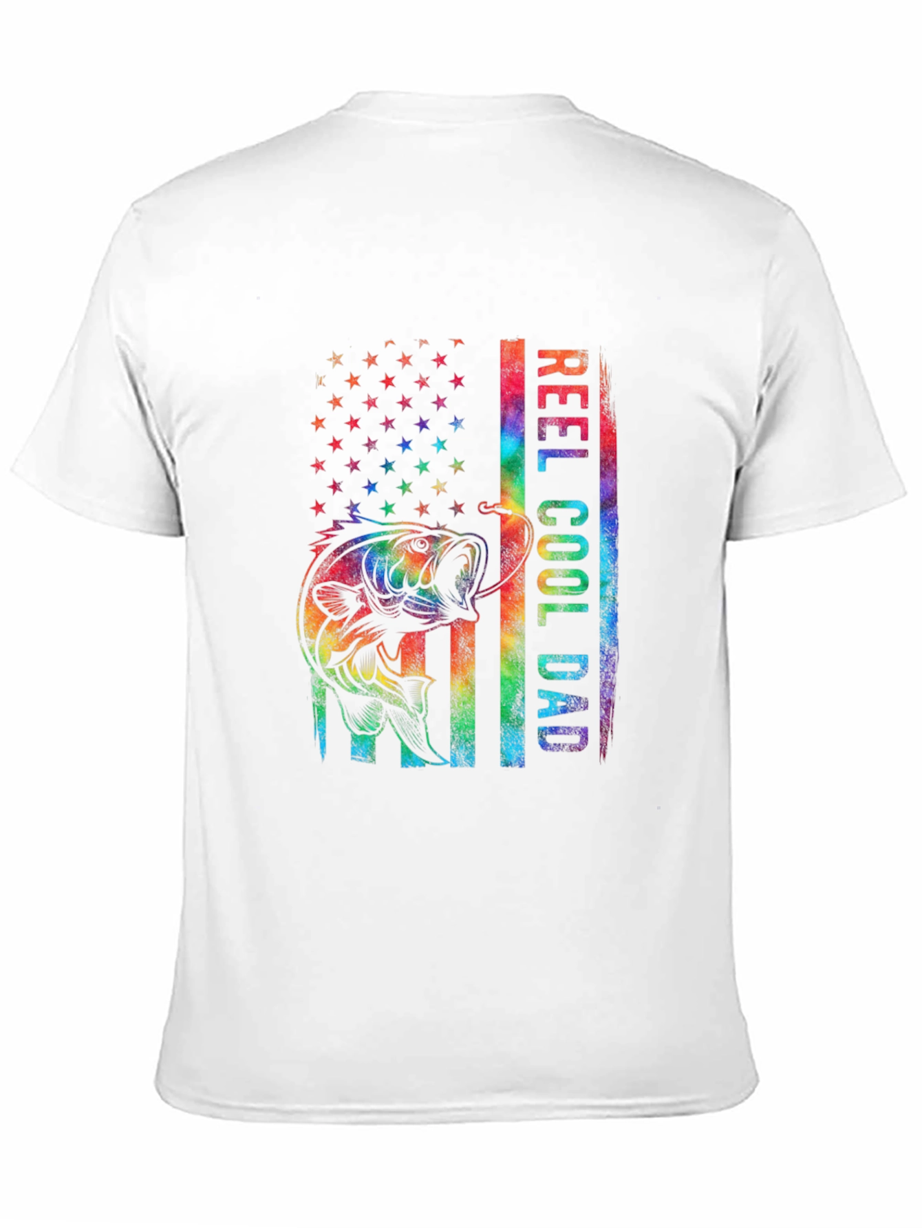 Black Reel Cool Dad Fishing T-Shirt view 11