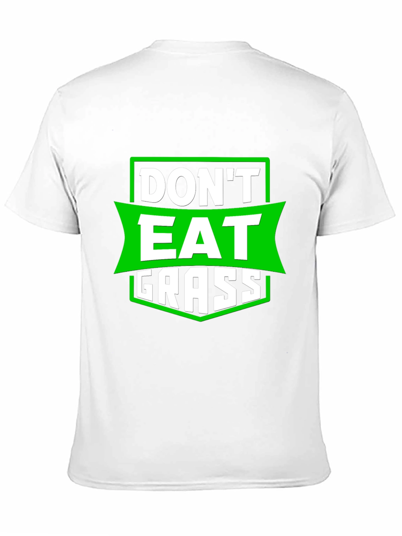 Black Don't Eat Grass Funny Graphic T-Shirt view 11