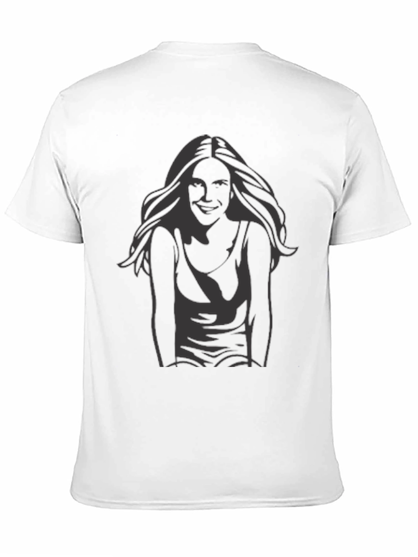 Black Black T-Shirt with Graphic Print - Casual Style view 11