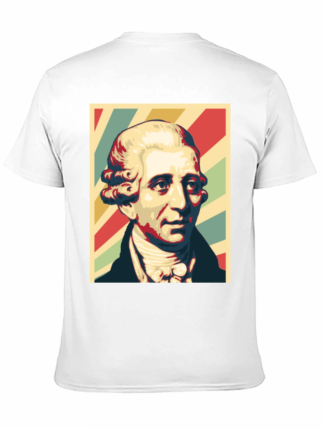 Black Retro Portrait T-Shirt - Classic Style view 11