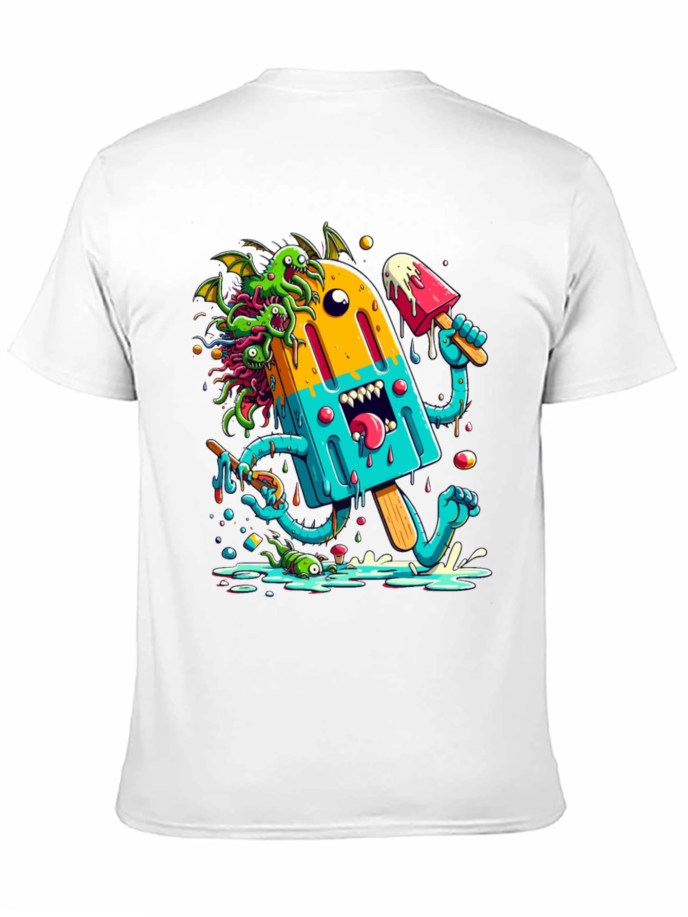 Black Monster Ice Cream T-Shirt view 11