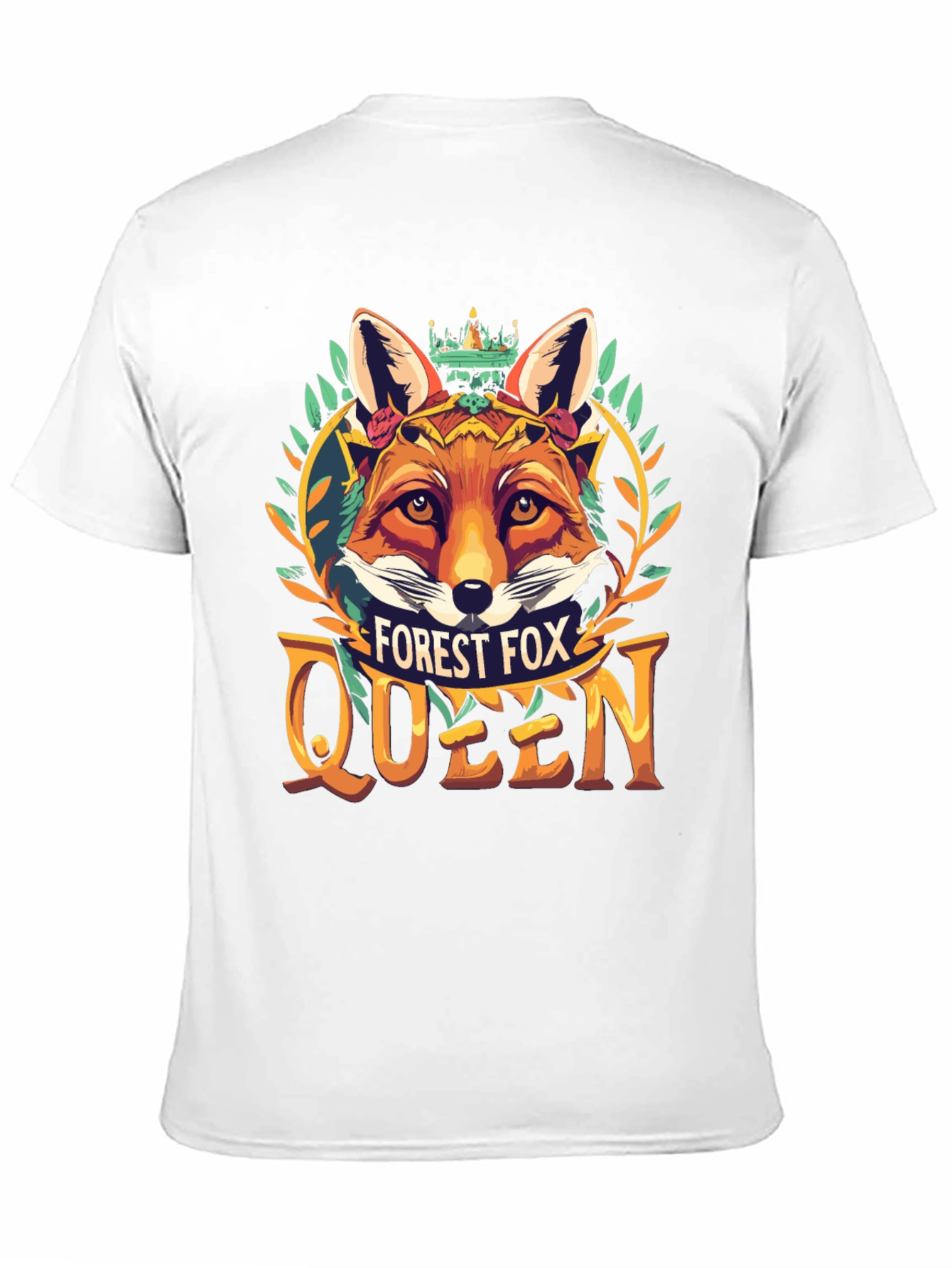 Black Forest Fox Queen Graphic Tee view 11
