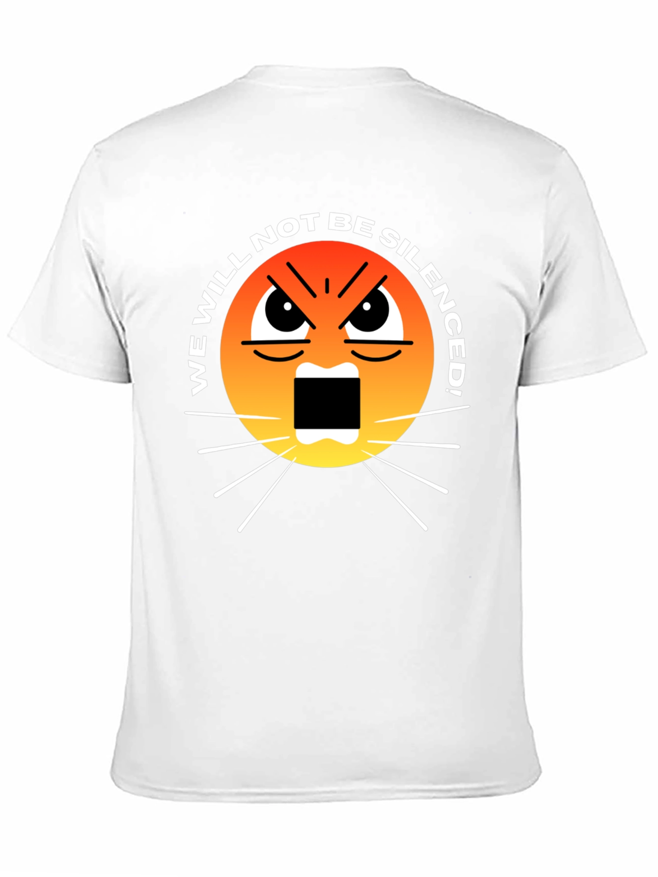 Black We Will Not Be Silenced T-Shirt view 11