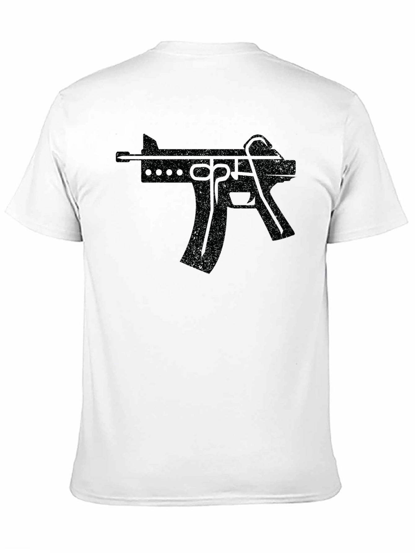 Black Gun Graphic T-Shirt - Edgy Streetwear - 11