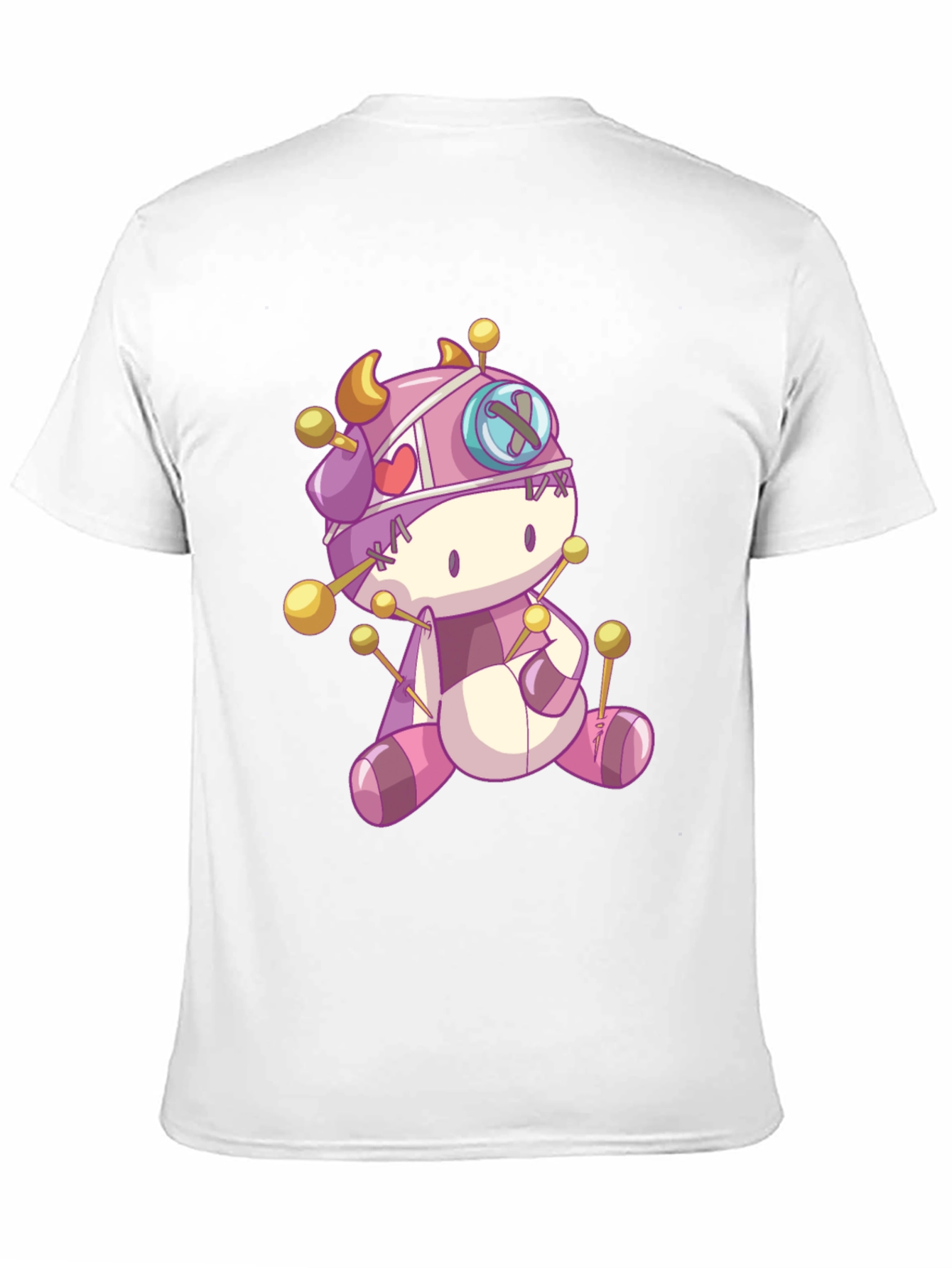 Black Voodoo Doll Graphic Tee - Unique Design, Soft Cotton view 11