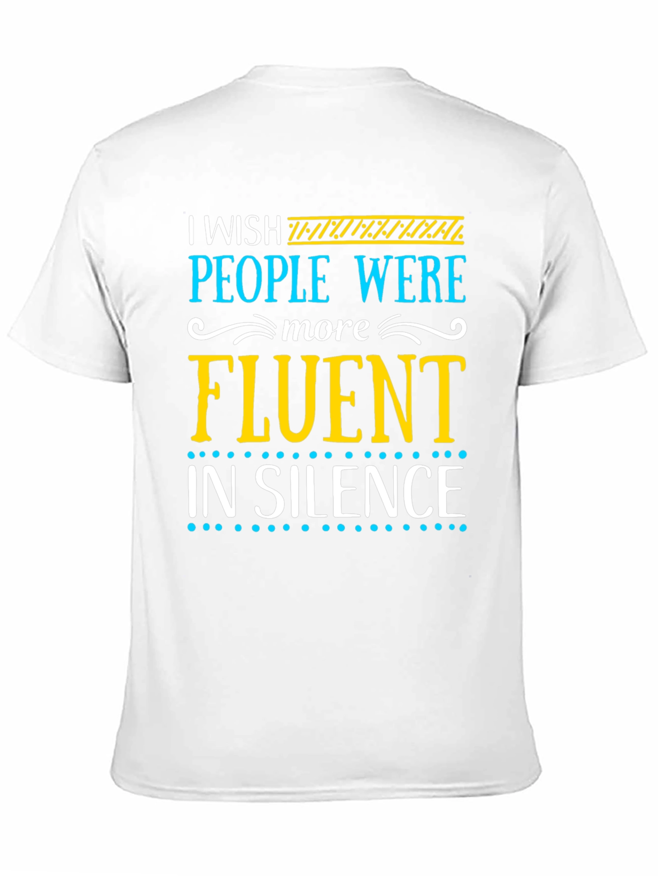 Black Fluent In Silence Graphic T-Shirt view 11