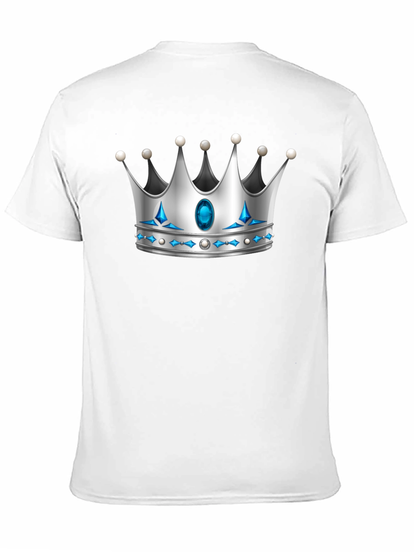 Black Crown Graphic Tee - Royal Style Black T-Shirt view 11