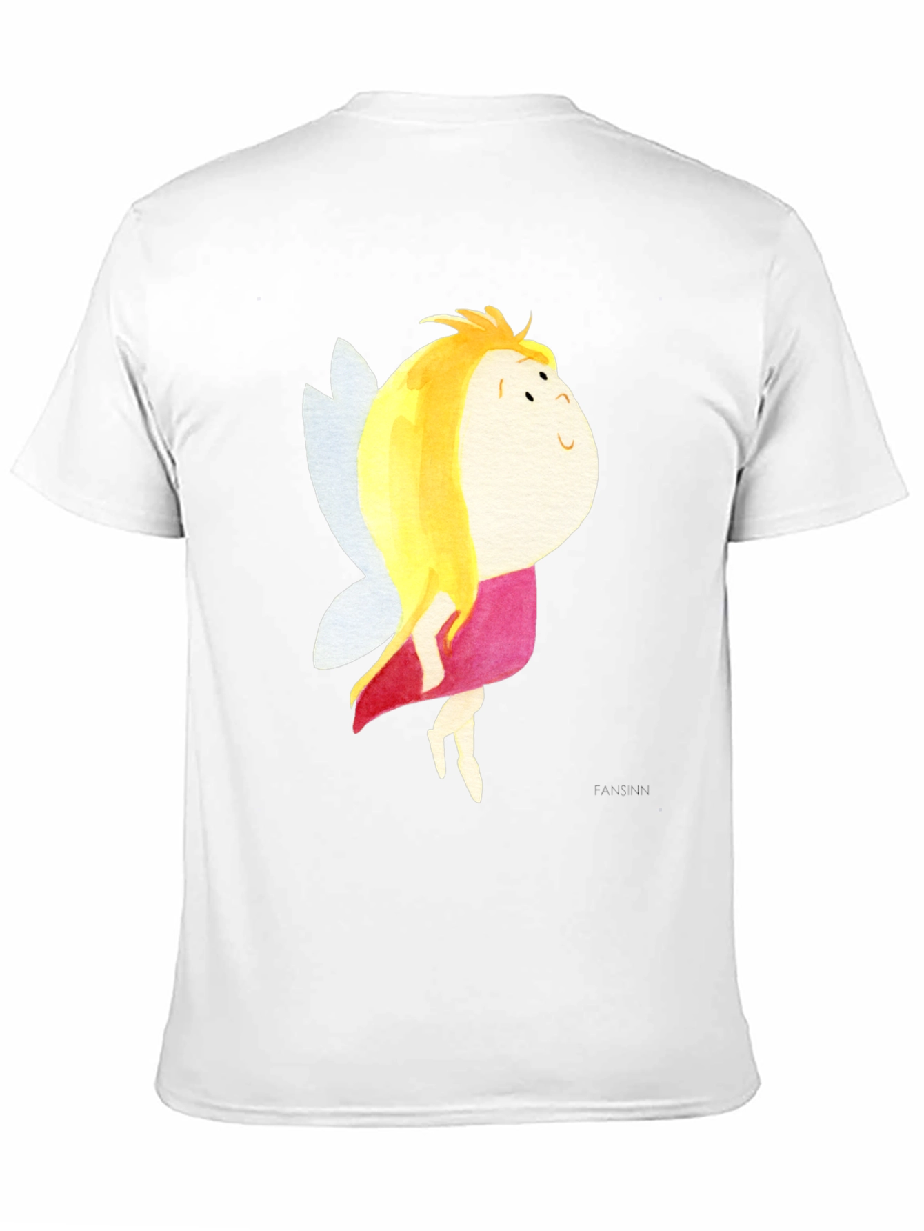 Black Cute Fairy Graphic Black T-Shirt view 11