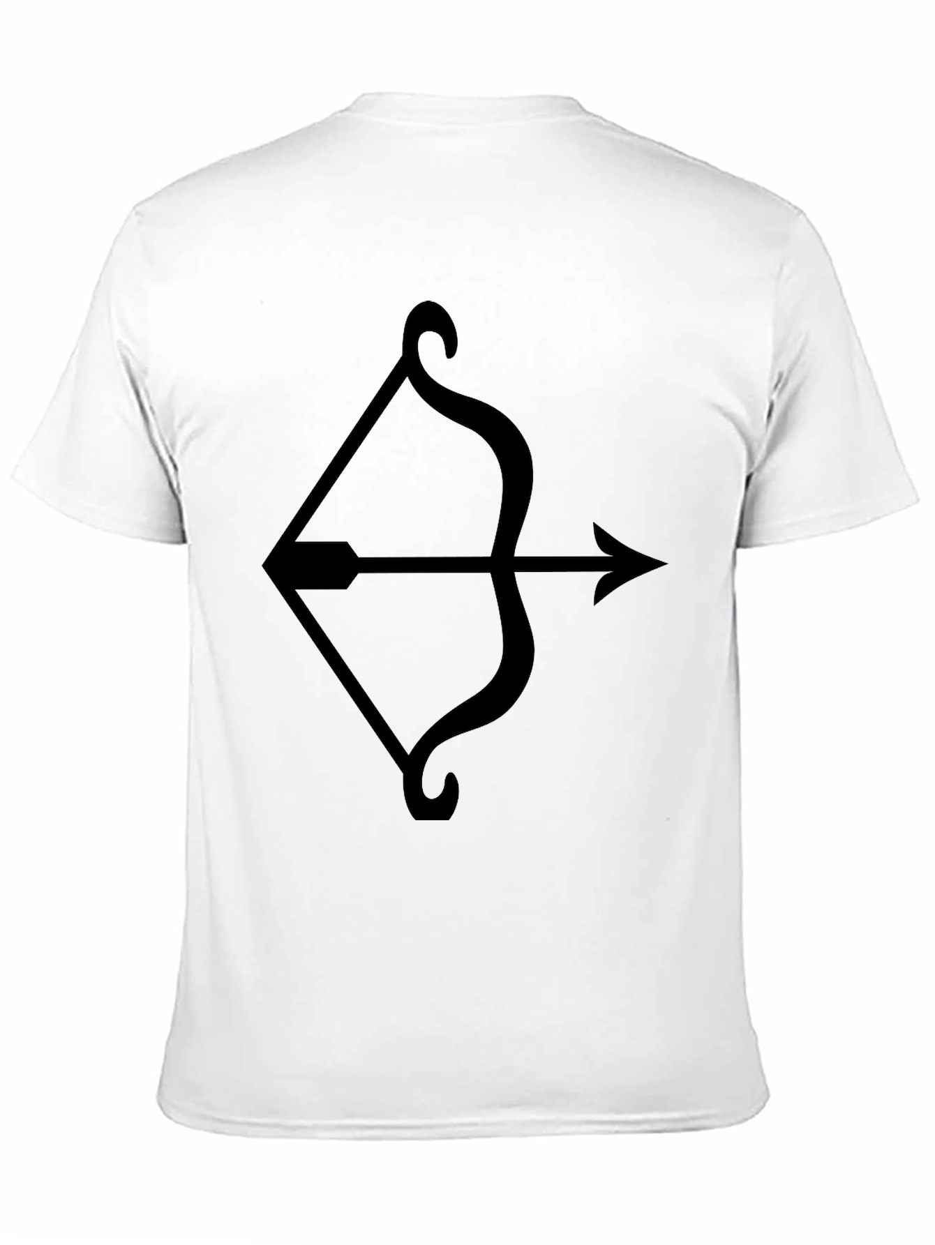 Black Archer Tee - Bow and Arrow Graphic T-Shirt view 11
