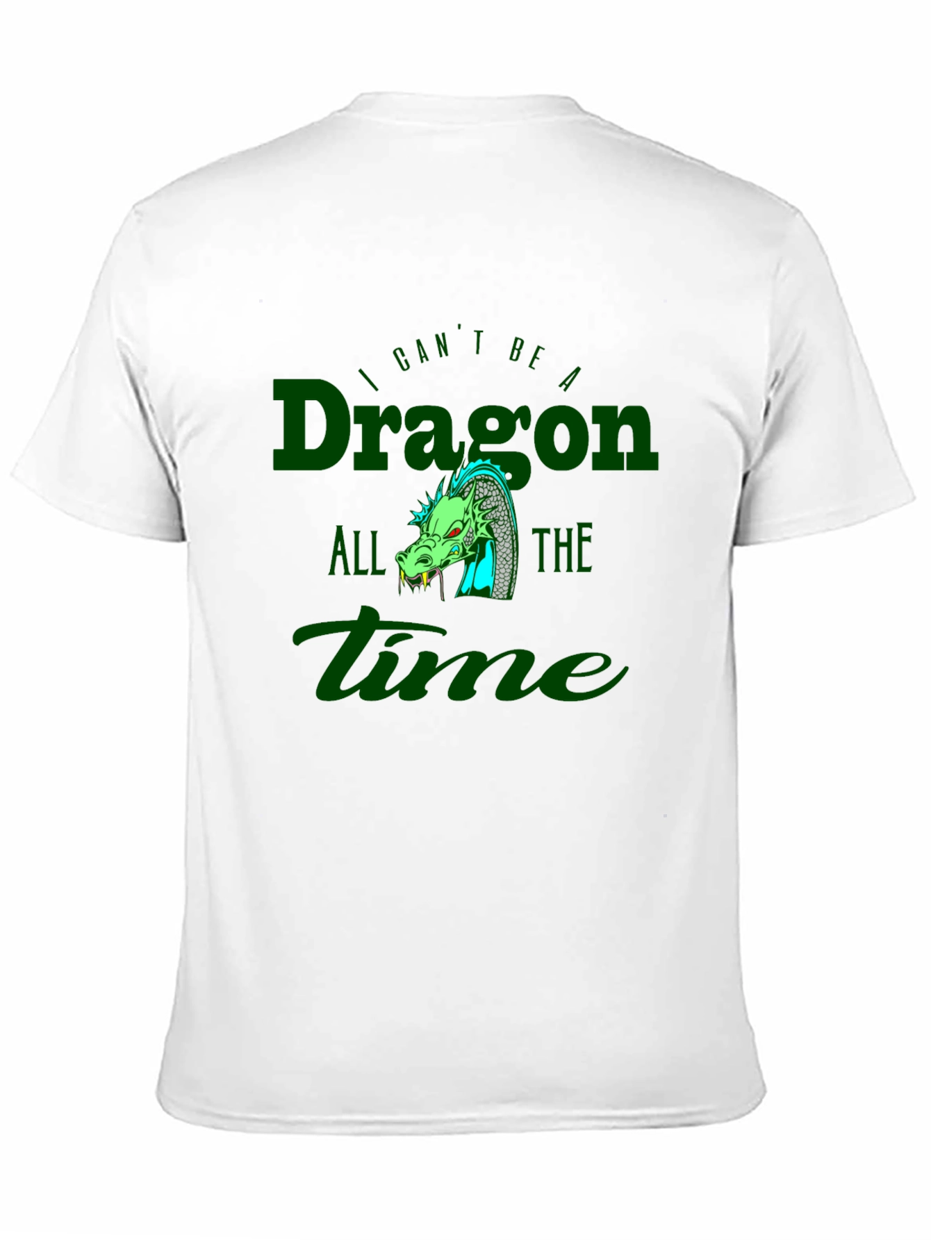 Black Dragon Graphic Tee - I Can't Be a Dragon All the Time view 11