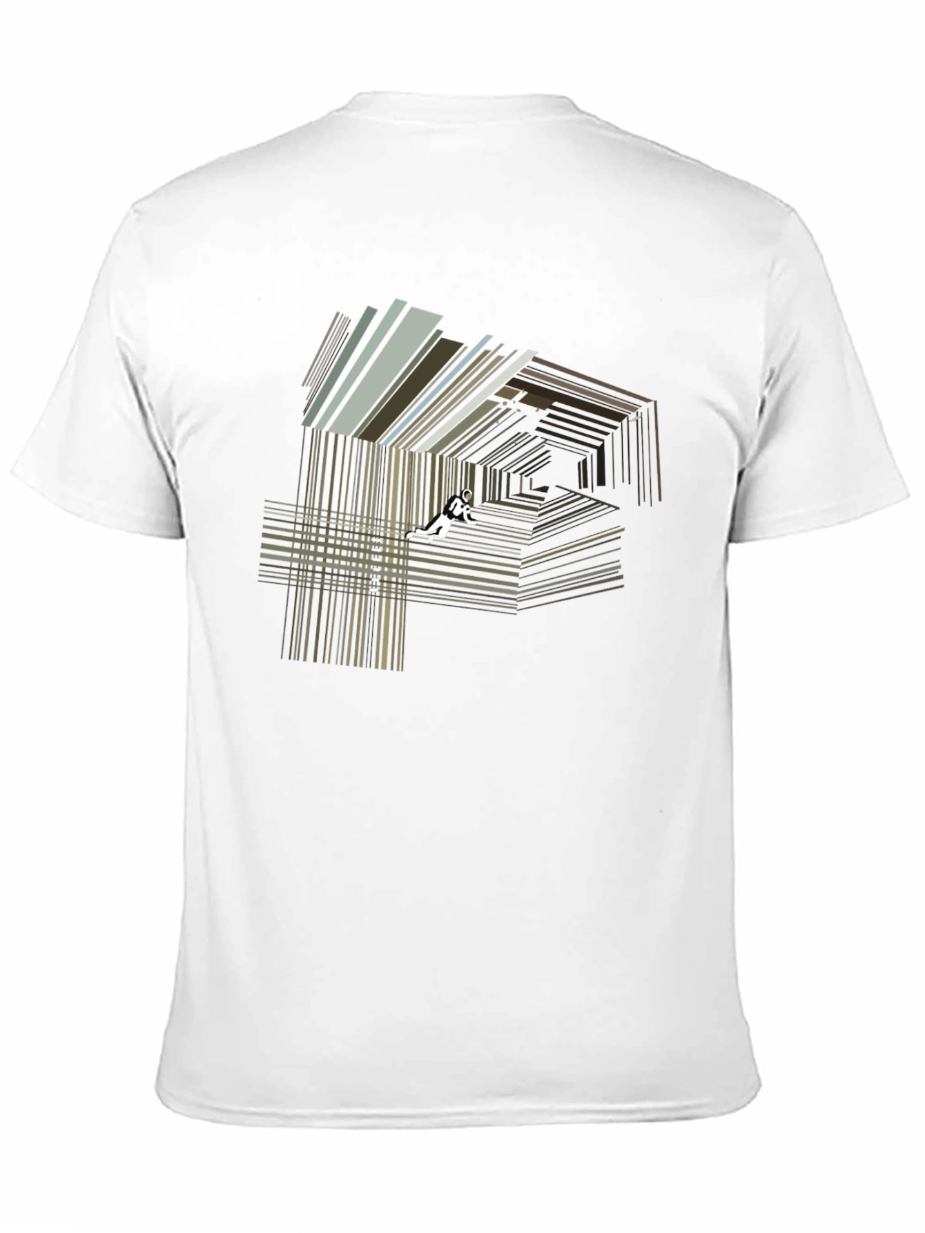 Black Abstract Graphic T-Shirt: Unique Design view 11