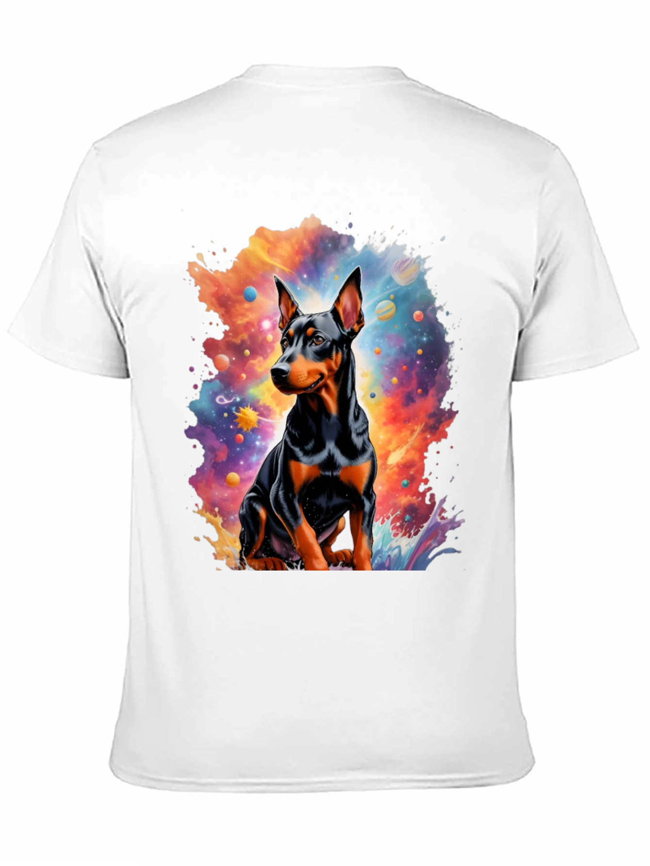 Black Dog Universe Graphic Tee - Men's Black T-Shirt view 11