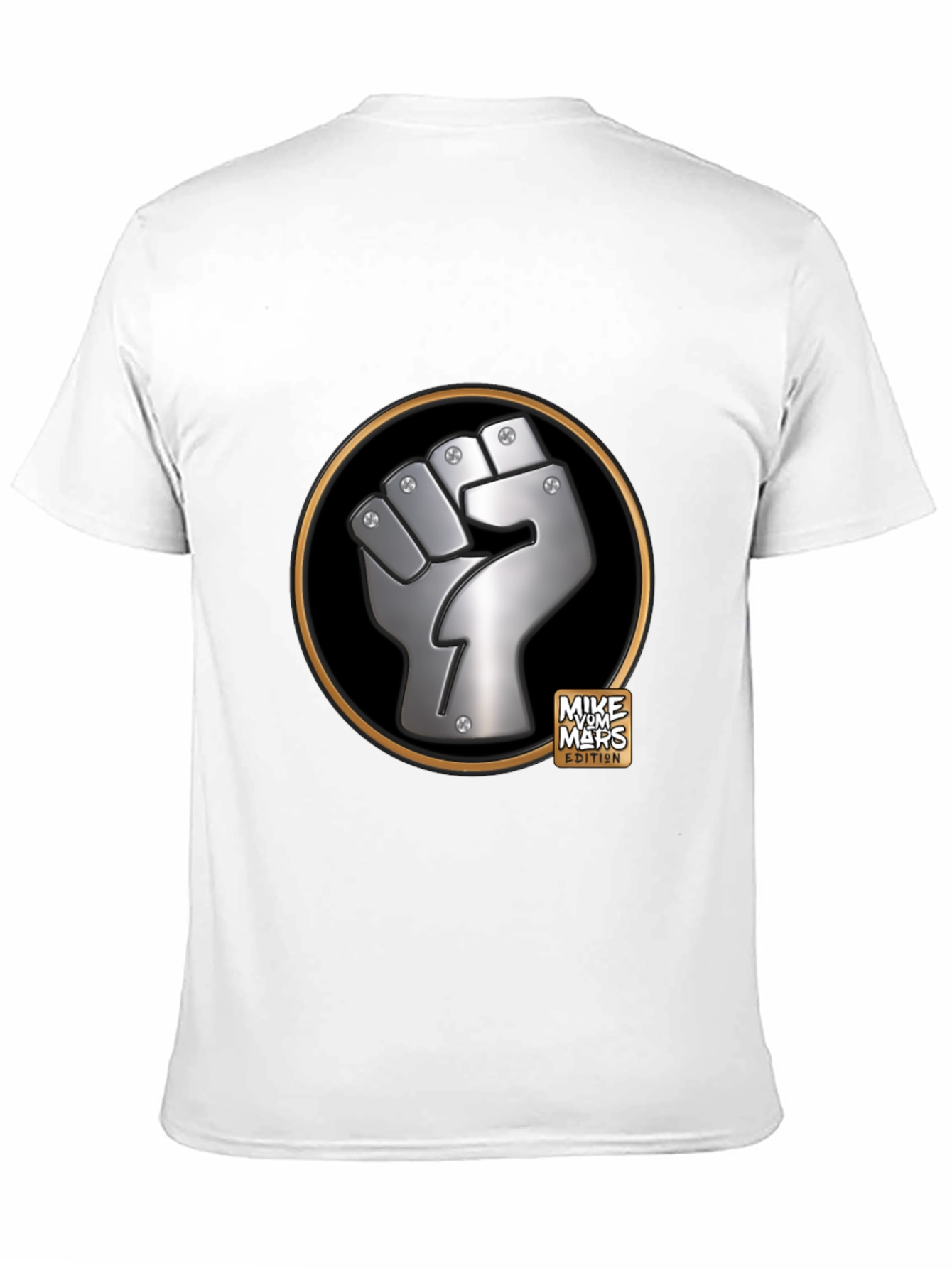 Black Mike From Mars Edition Fist Graphic Black Tee view 11