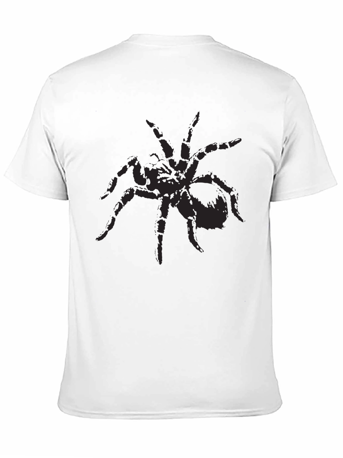 Black Black Spider Graphic Tee - Creepy Cool Design view 11