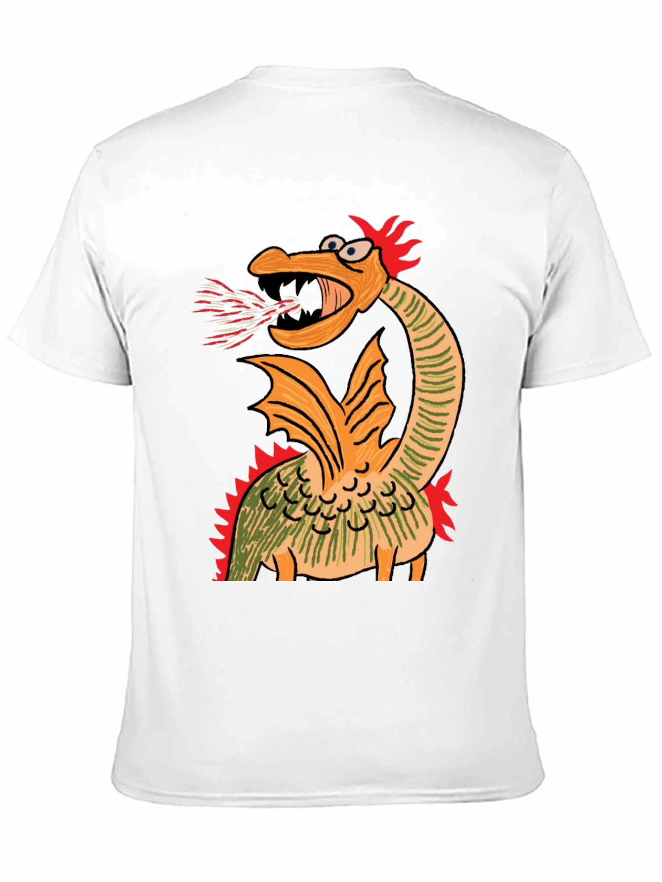 Cartoon Dragon Graphic Tee - Quirky Design - 11