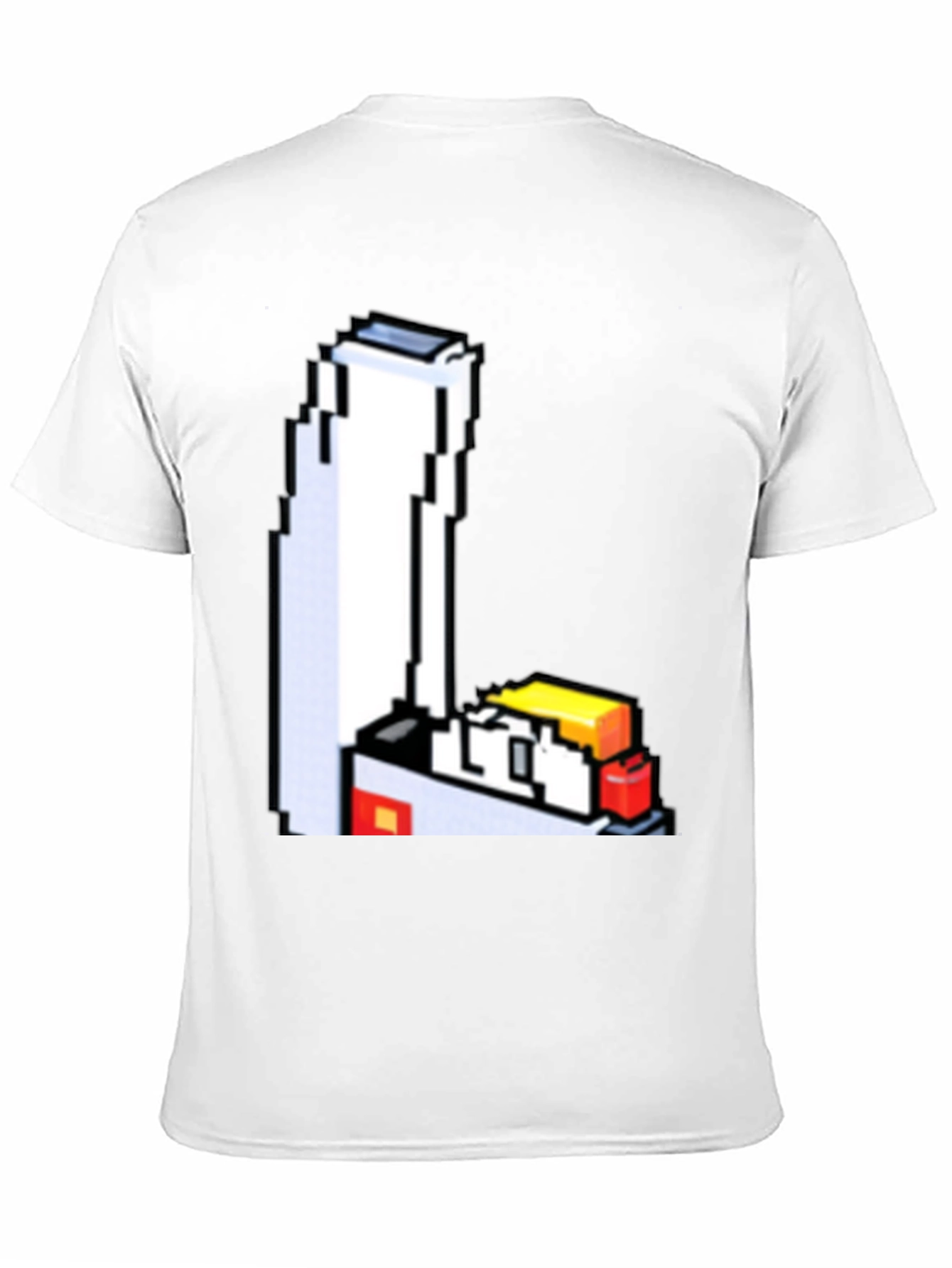 Black 8-Bit Lighter Graphic Tee - Retro Style view 11