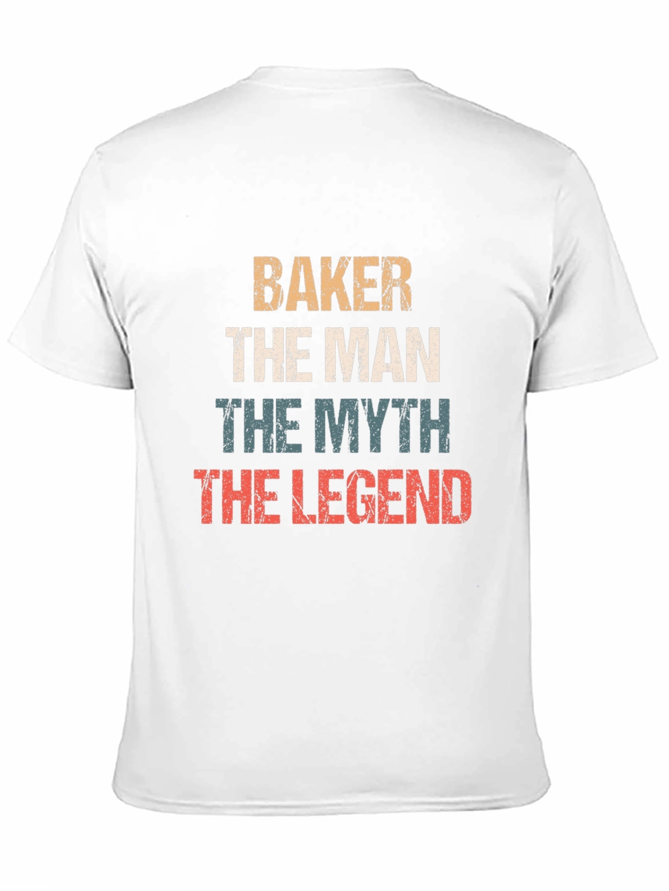 Black Baker The Man Myth Legend Graphic T-Shirt view 11