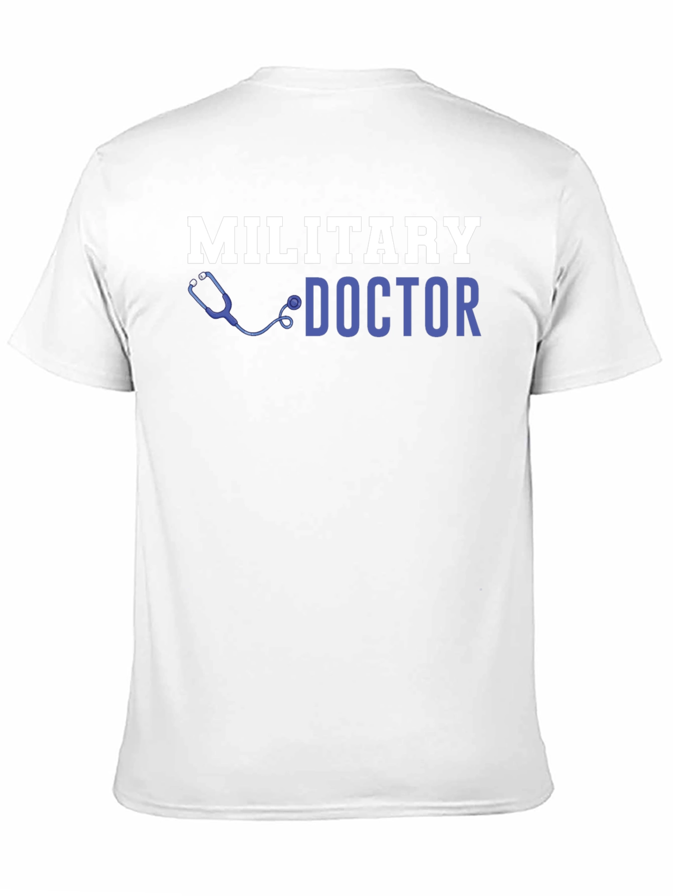 Black Military Doctor Graphic T-Shirt view 11