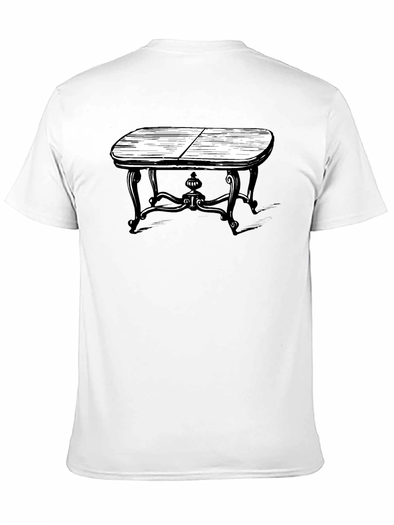 Black Retro Table Graphic Tee - Classic Black view 11