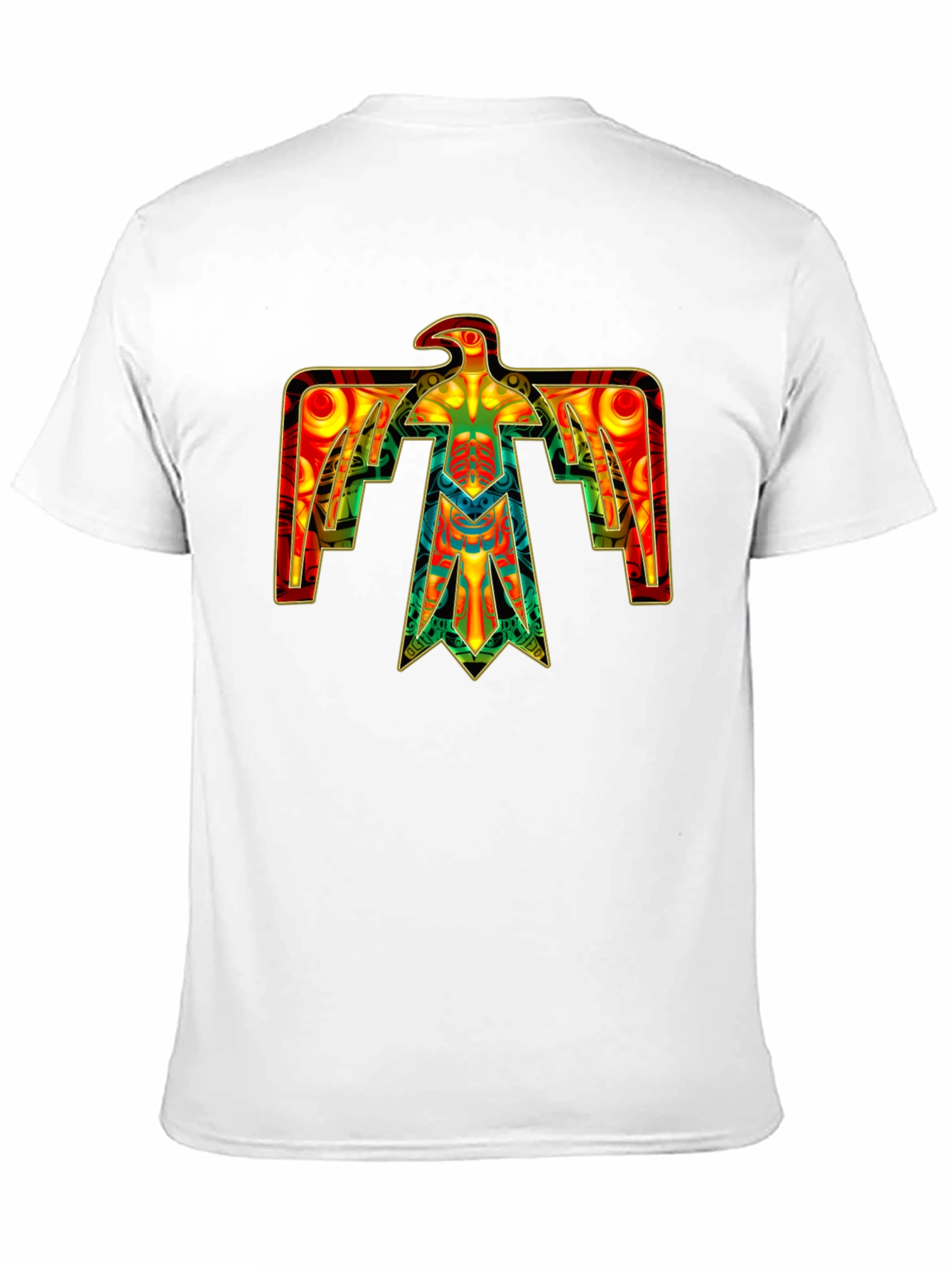 Black Thunderbird Graphic Black T-Shirt view 11