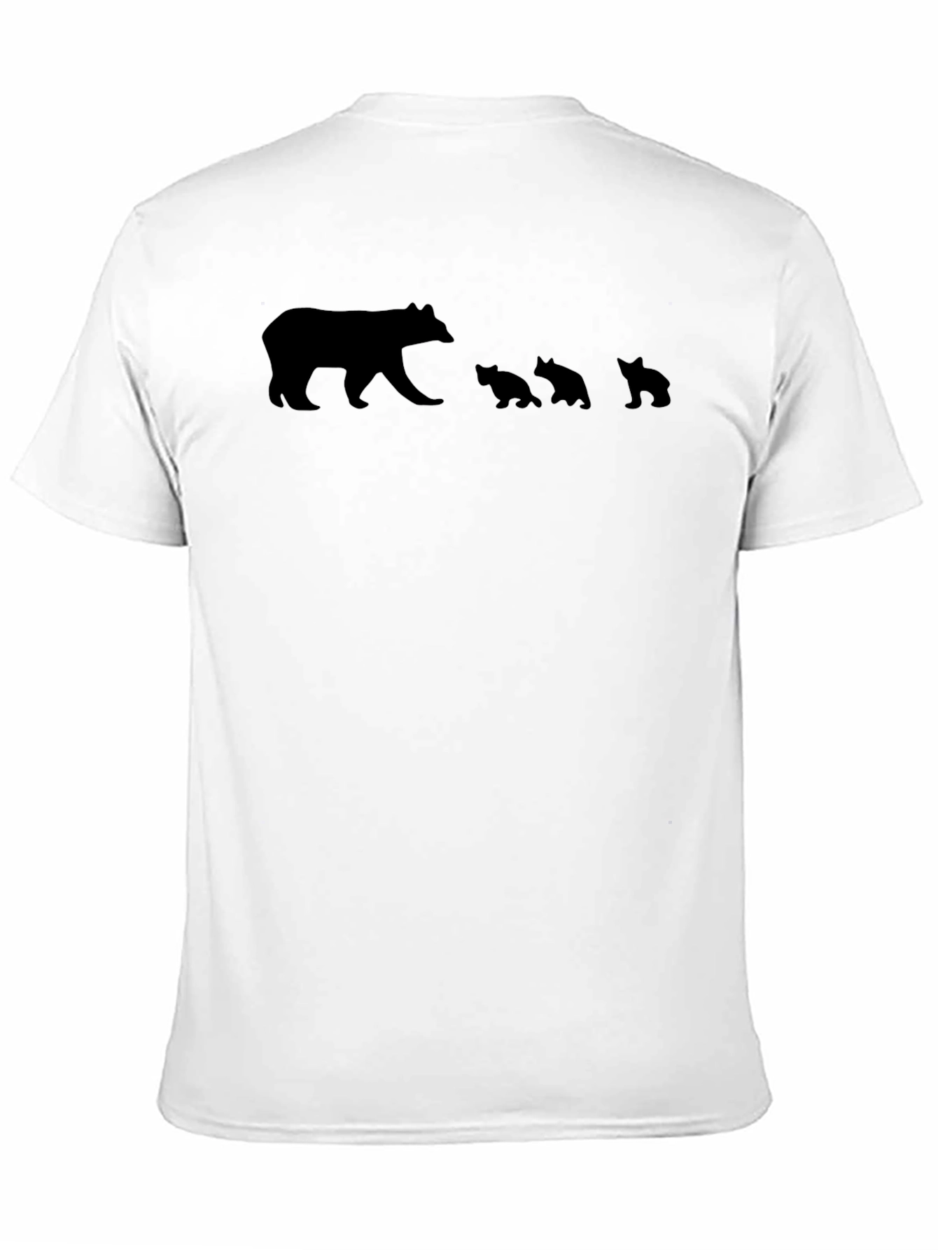 Black Bear Family Graphic T-Shirt view 11