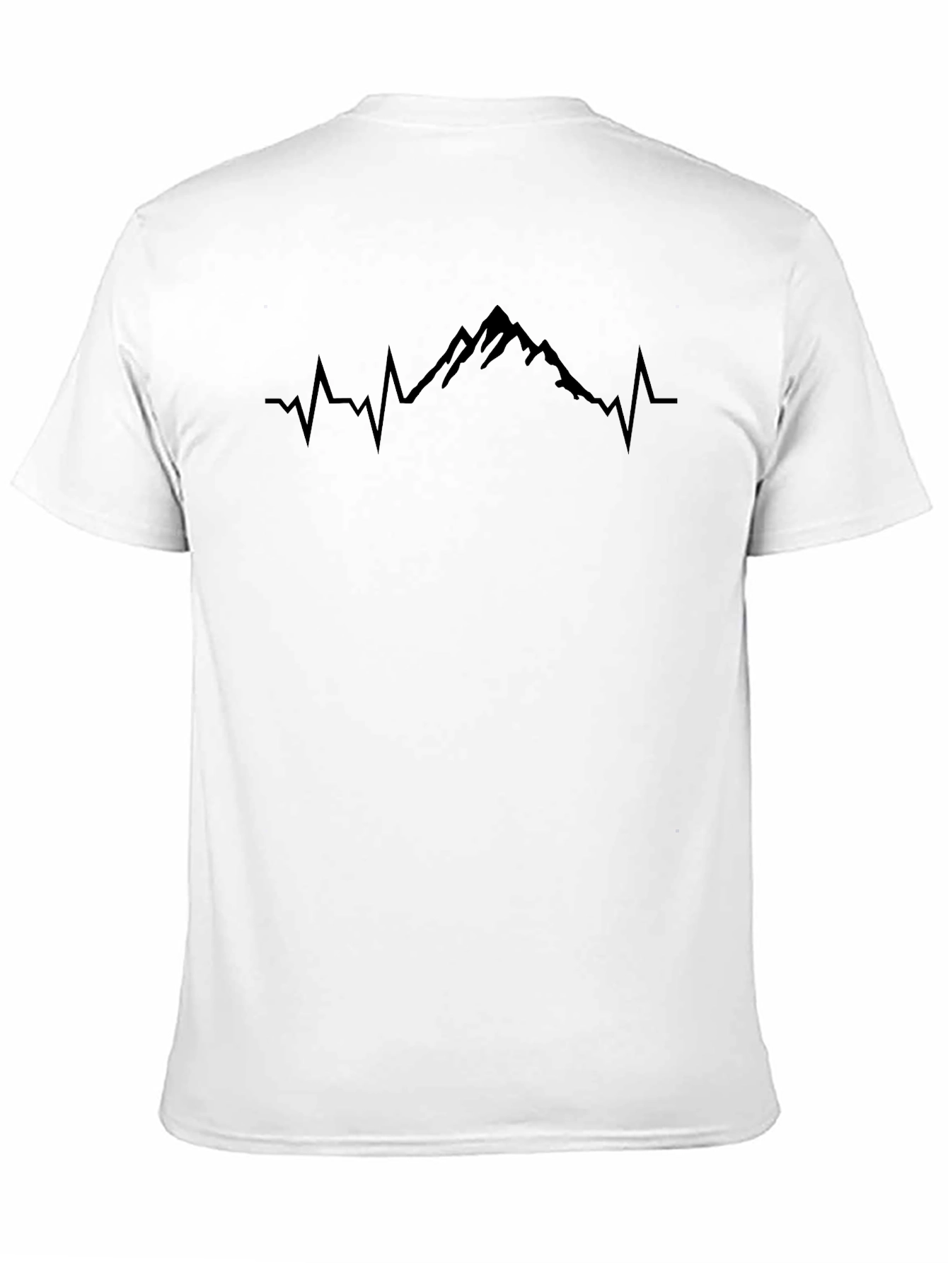 Black Mountain Heartbeat T-Shirt - Black view 11