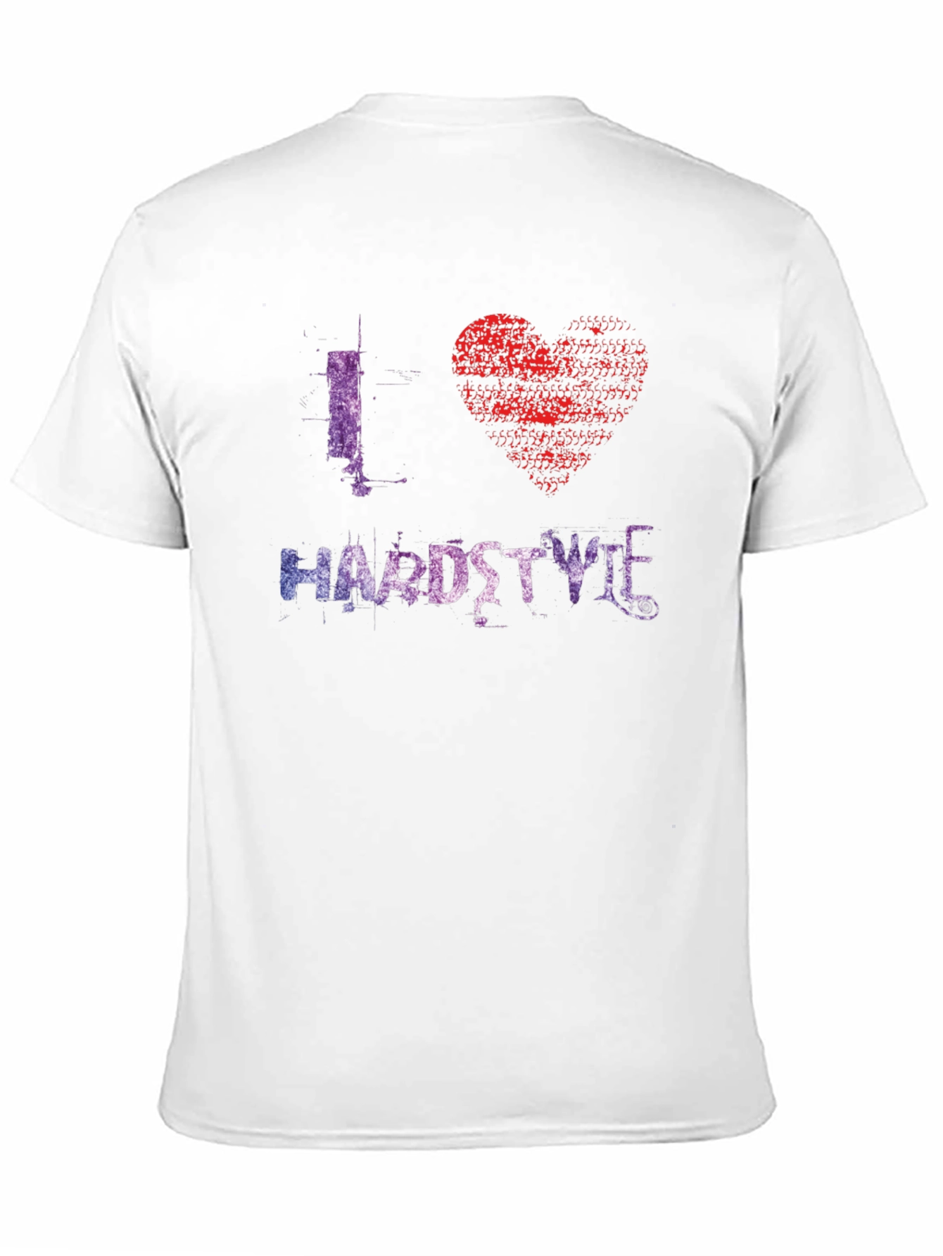 Black I Heart Hardstyle Graphic Black T-Shirt view 11