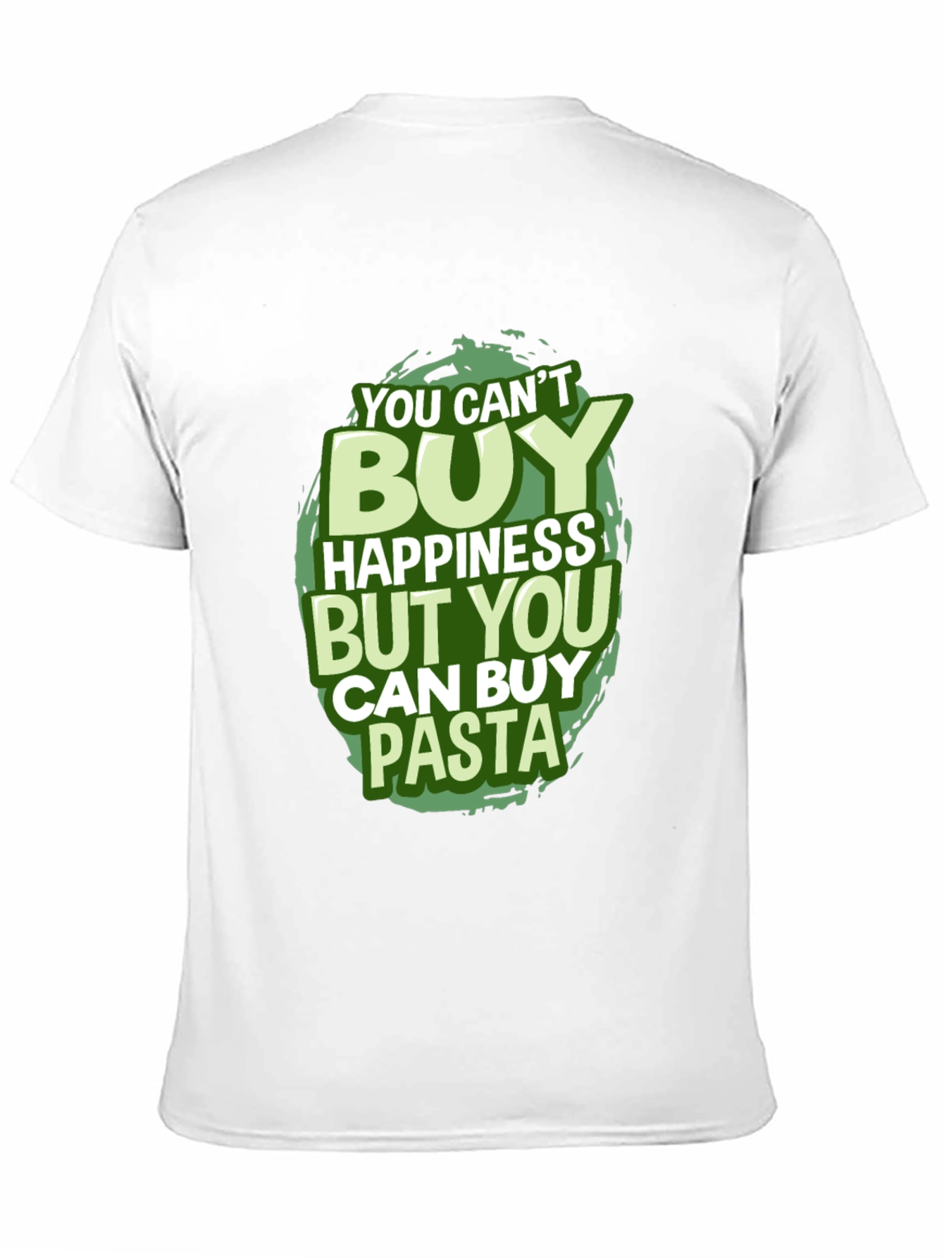 Black Pasta Happiness Graphic Tee view 11