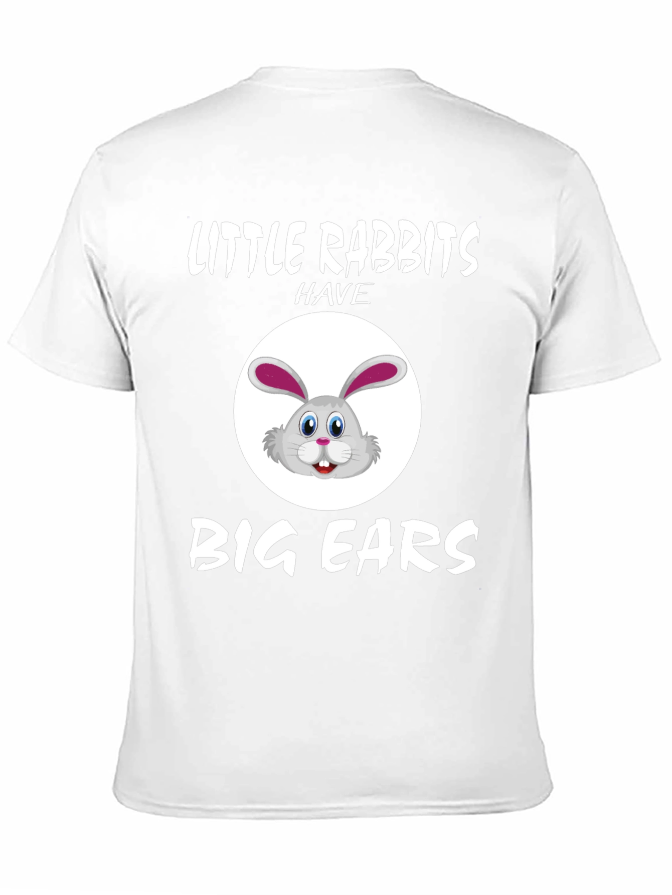 Black Little Rabbits Big Ears Graphic Tee view 11