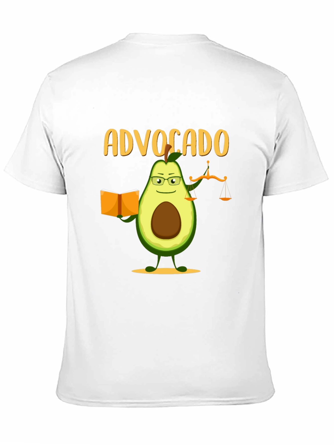 Black Advocado Lawyer T-Shirt - Funny Attorney Gift view 11