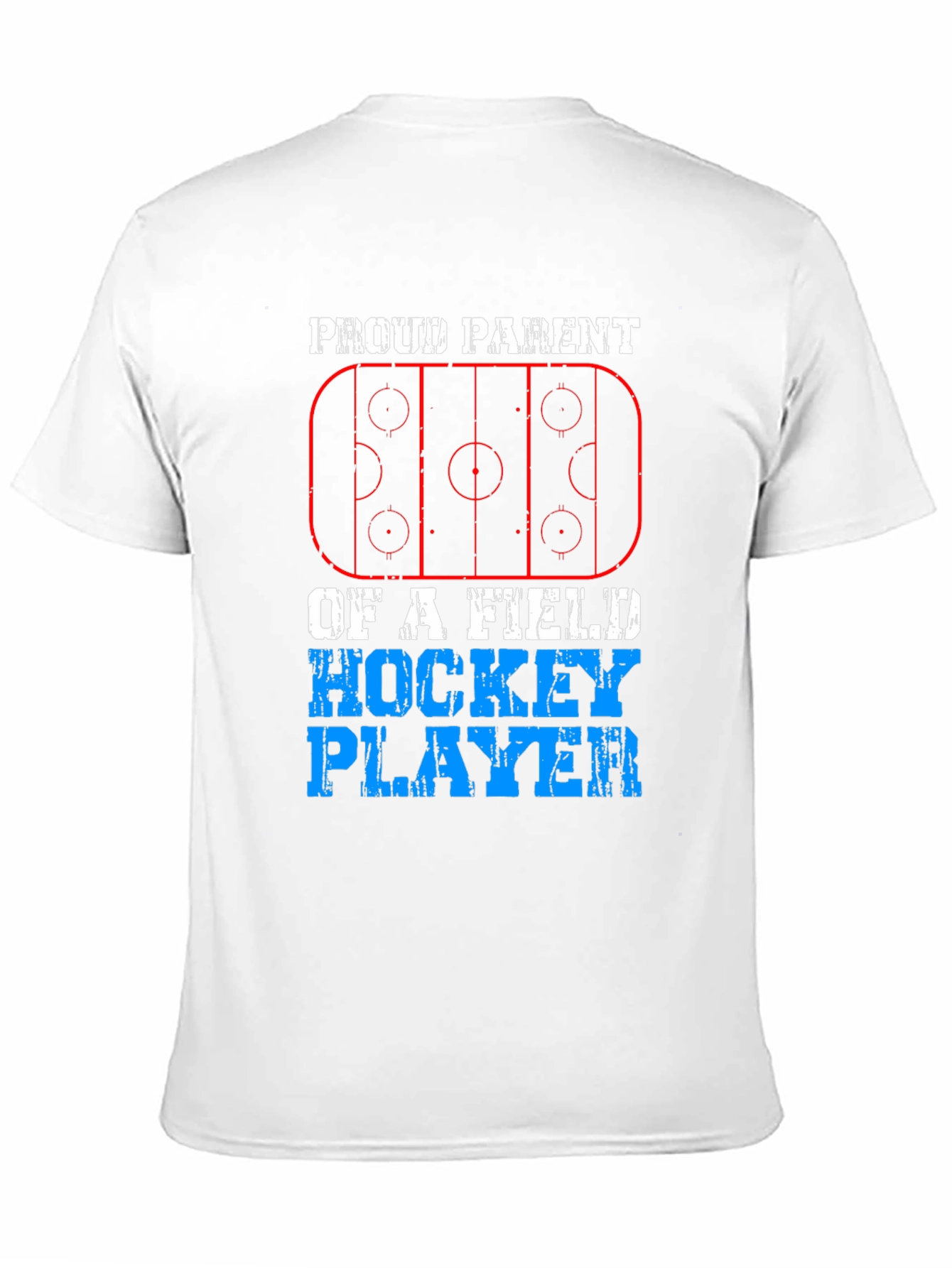 Black Proud Parent Field Hockey Player Black T-Shirt view 11
