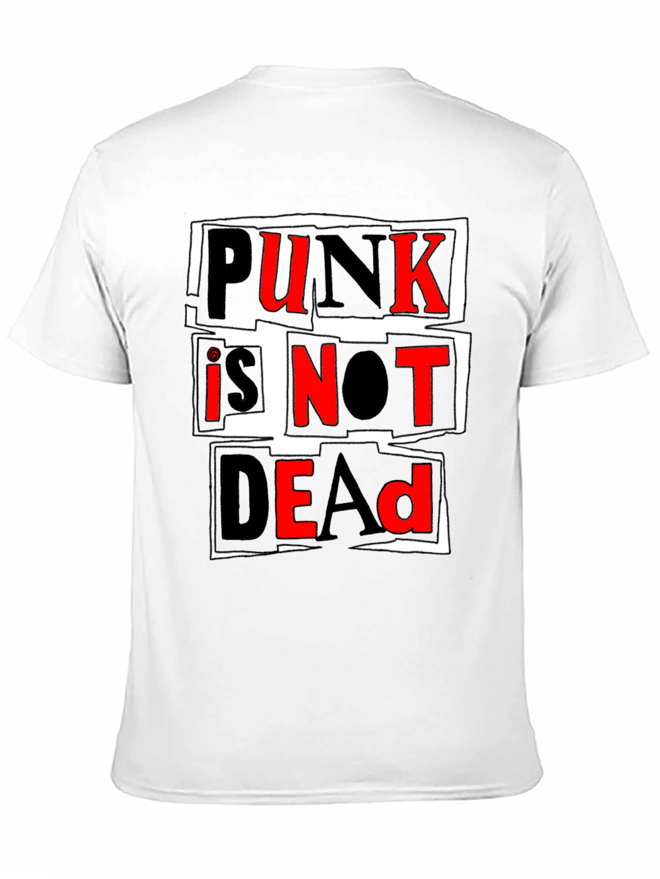 Black Punk Is Not Dead Graphic T-Shirt view 11