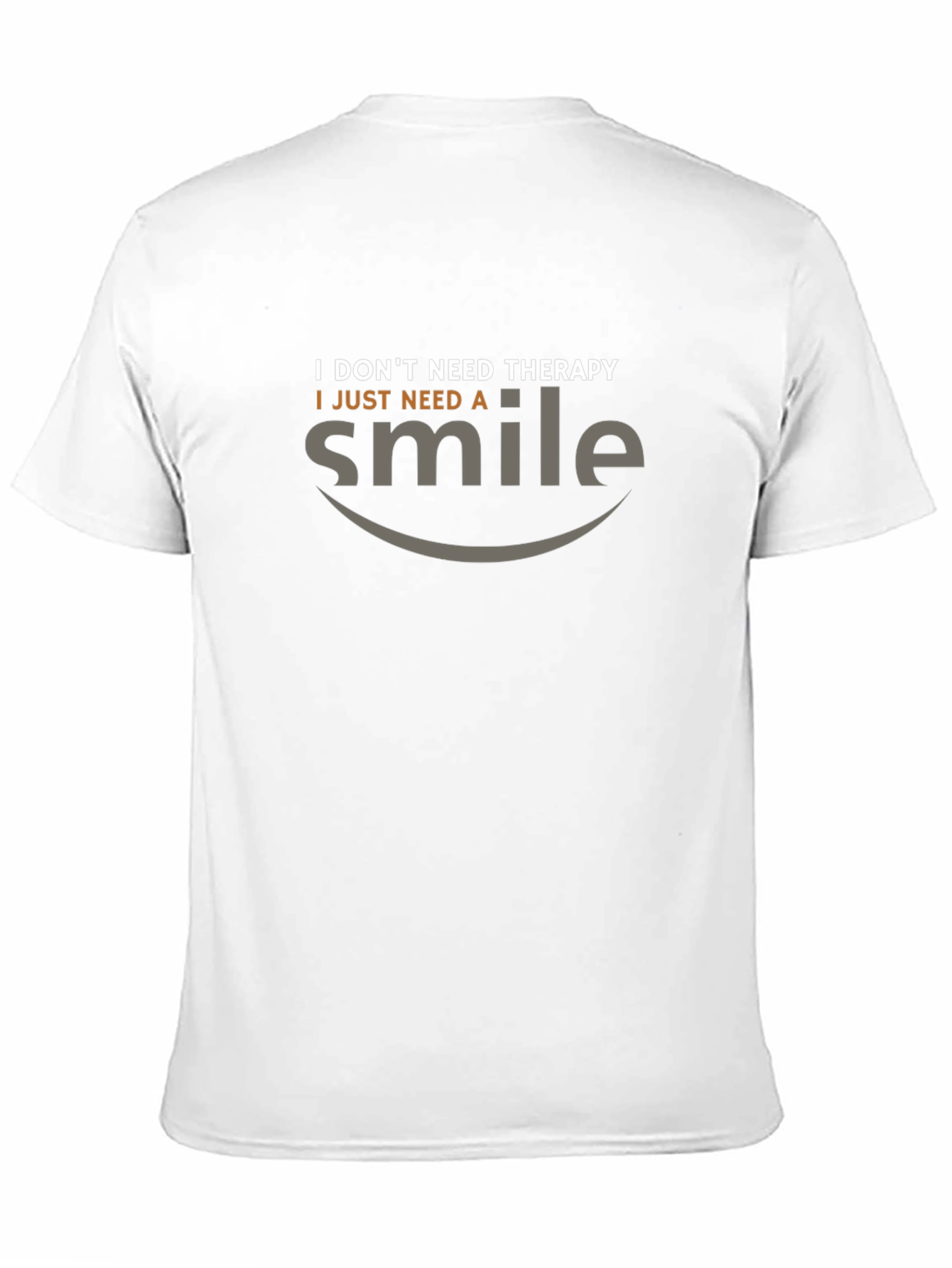 Black Funny Therapy Amazon Smile T-Shirt view 11