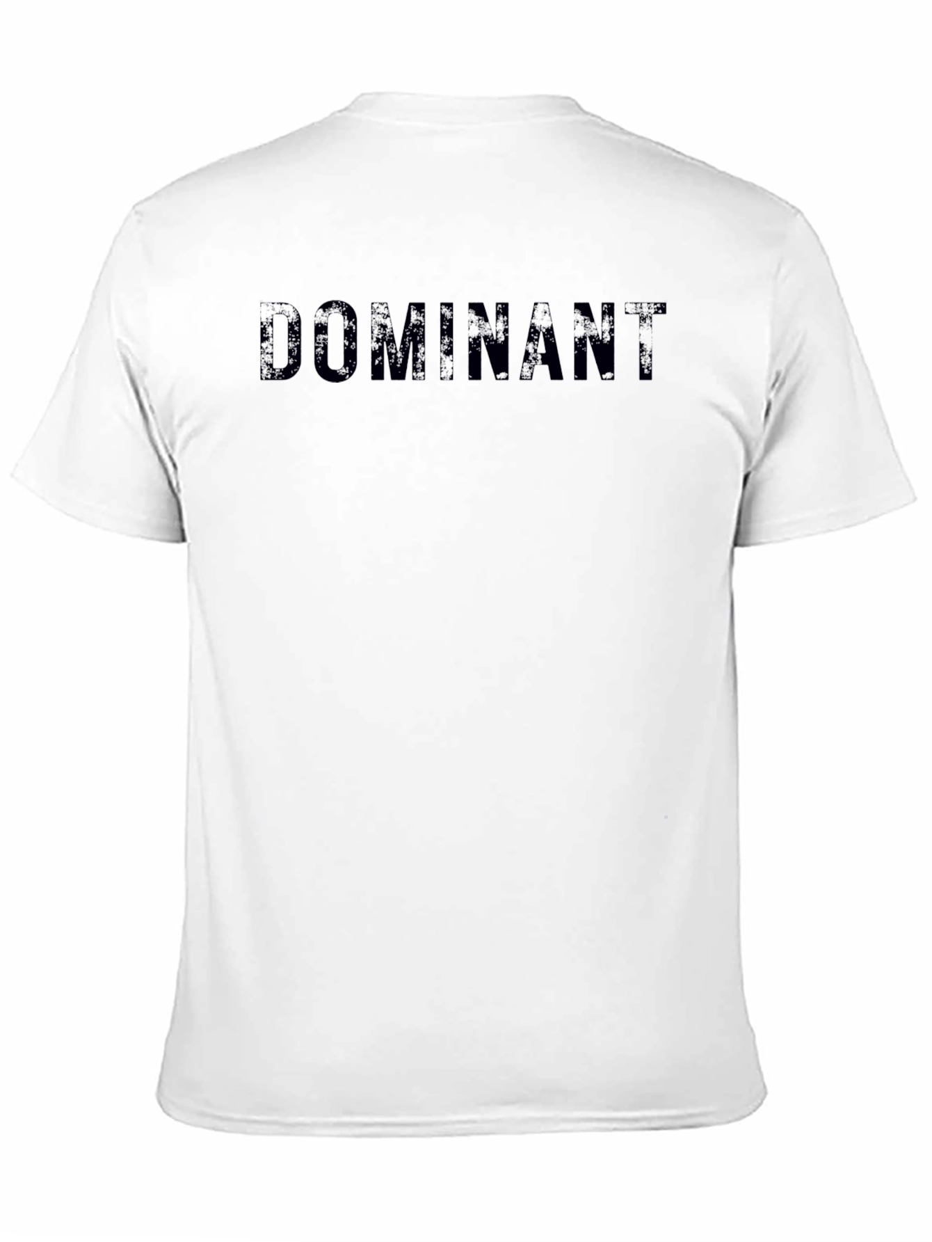 Black Dominant Black T-Shirt Casual Streetwear Style view 11
